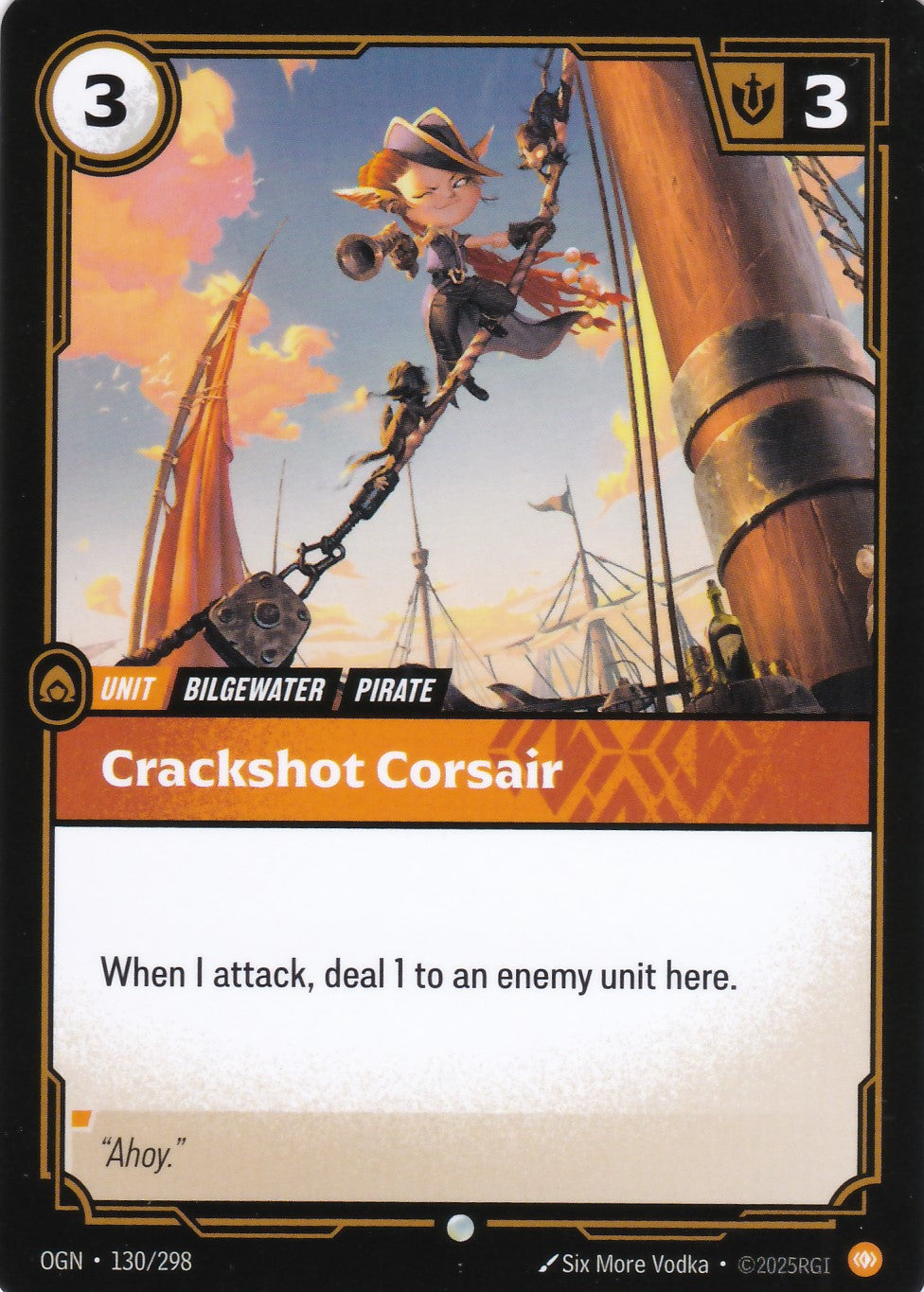 Crackshot Corsair - OGN-130 - Common - EN - Origins