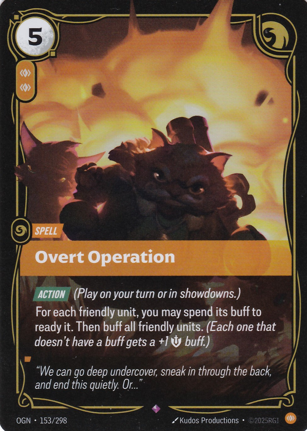 Overt Operation - OGN-153 - Rare - EN - Origins