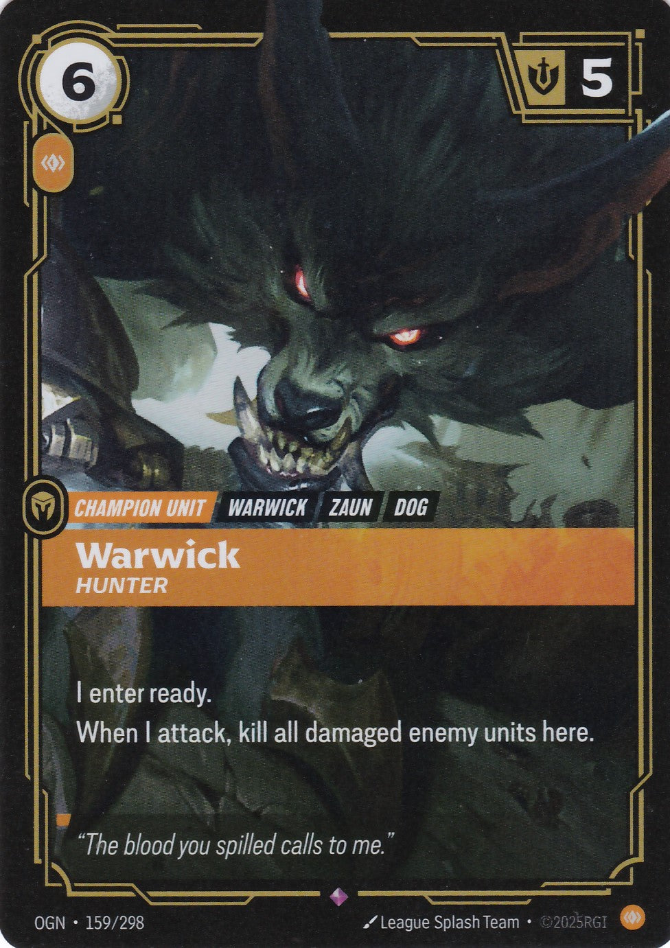 Warwick - OGN-159 - Rare - EN - Origins
