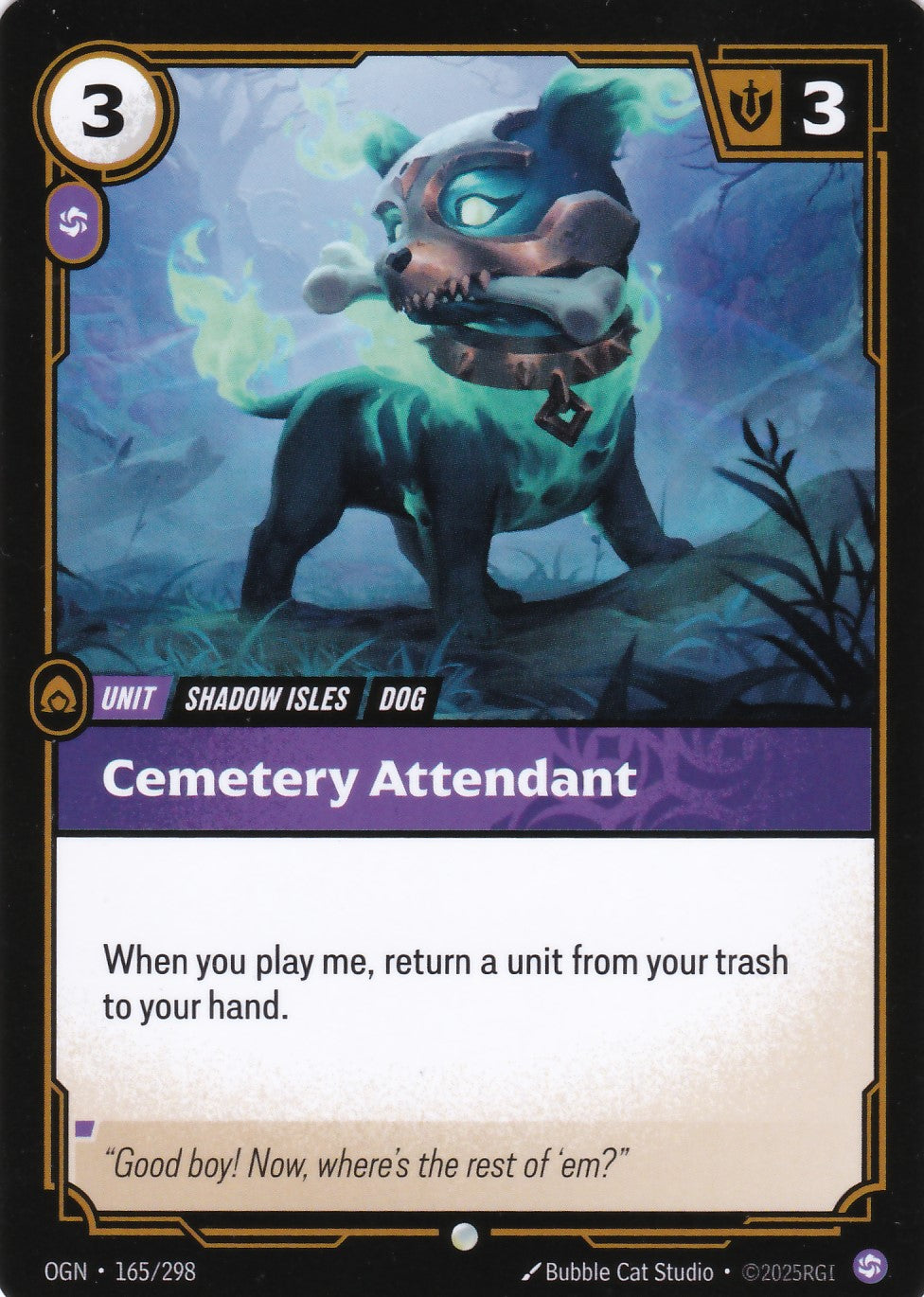 Cemetery Attendant - OGN-165 - Common - EN - Origins