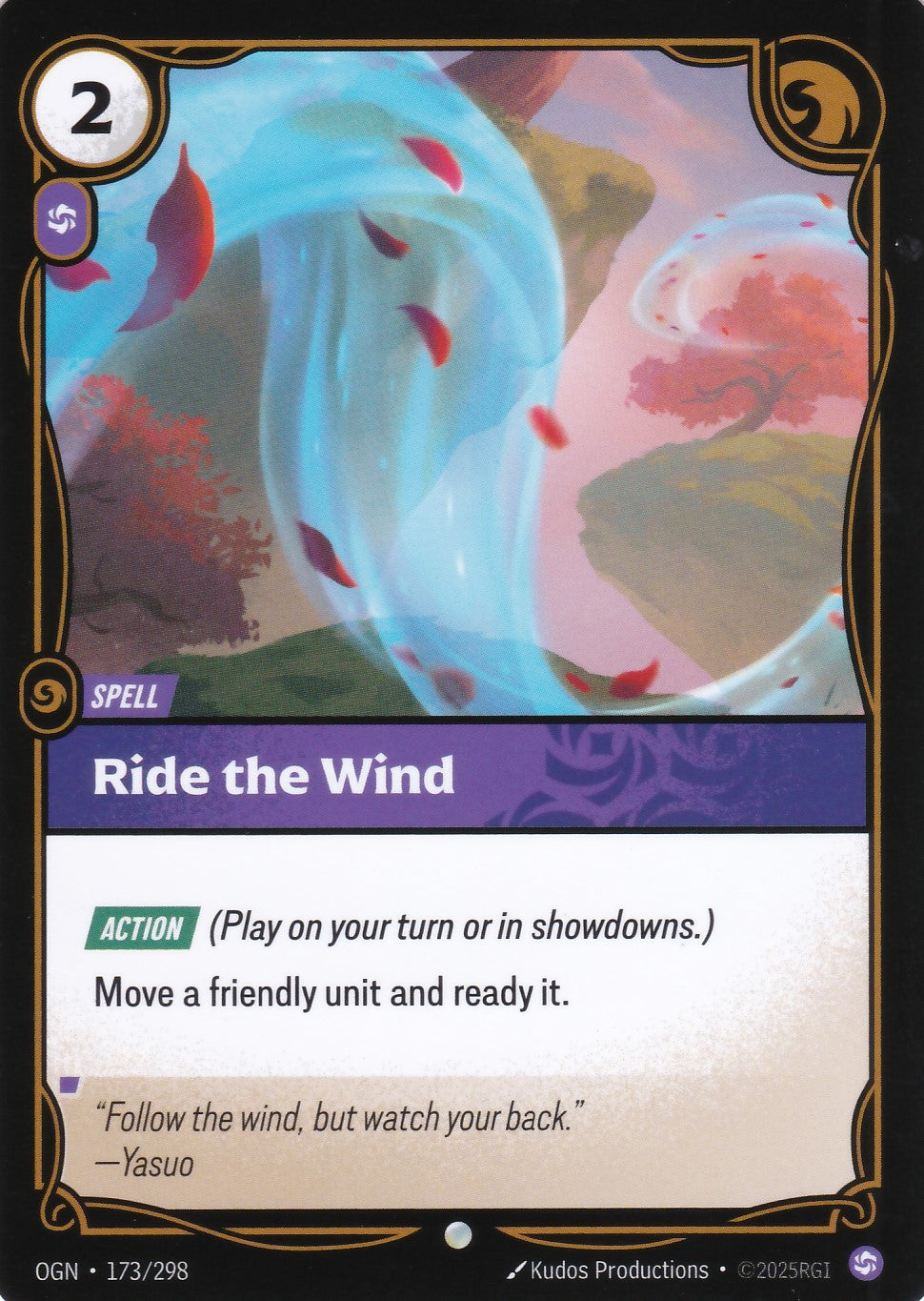 Ride the Wind - OGN-173 - Common - EN - Origins