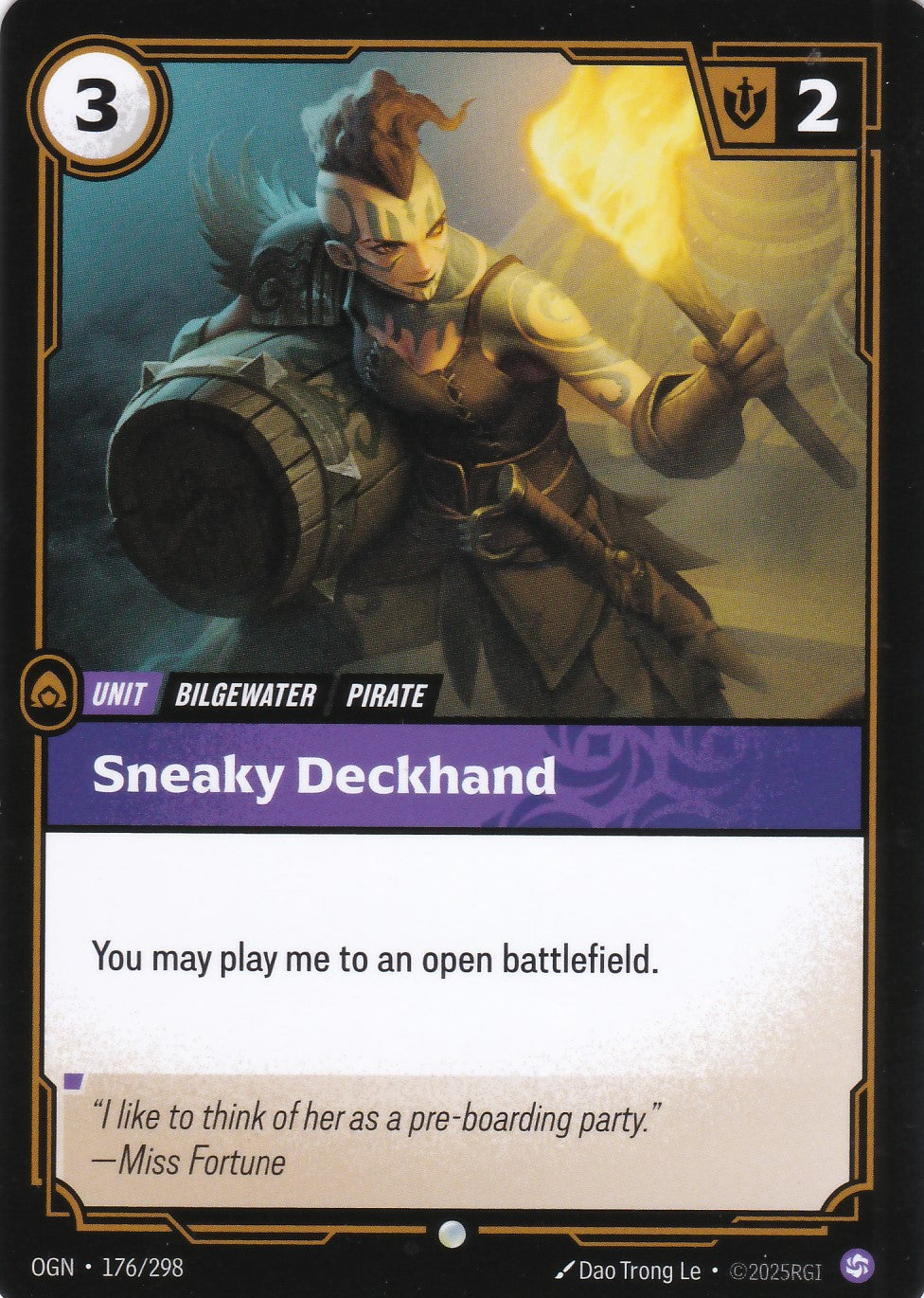 Sneaky Deckhand - OGN-176 - Common - EN - Origins