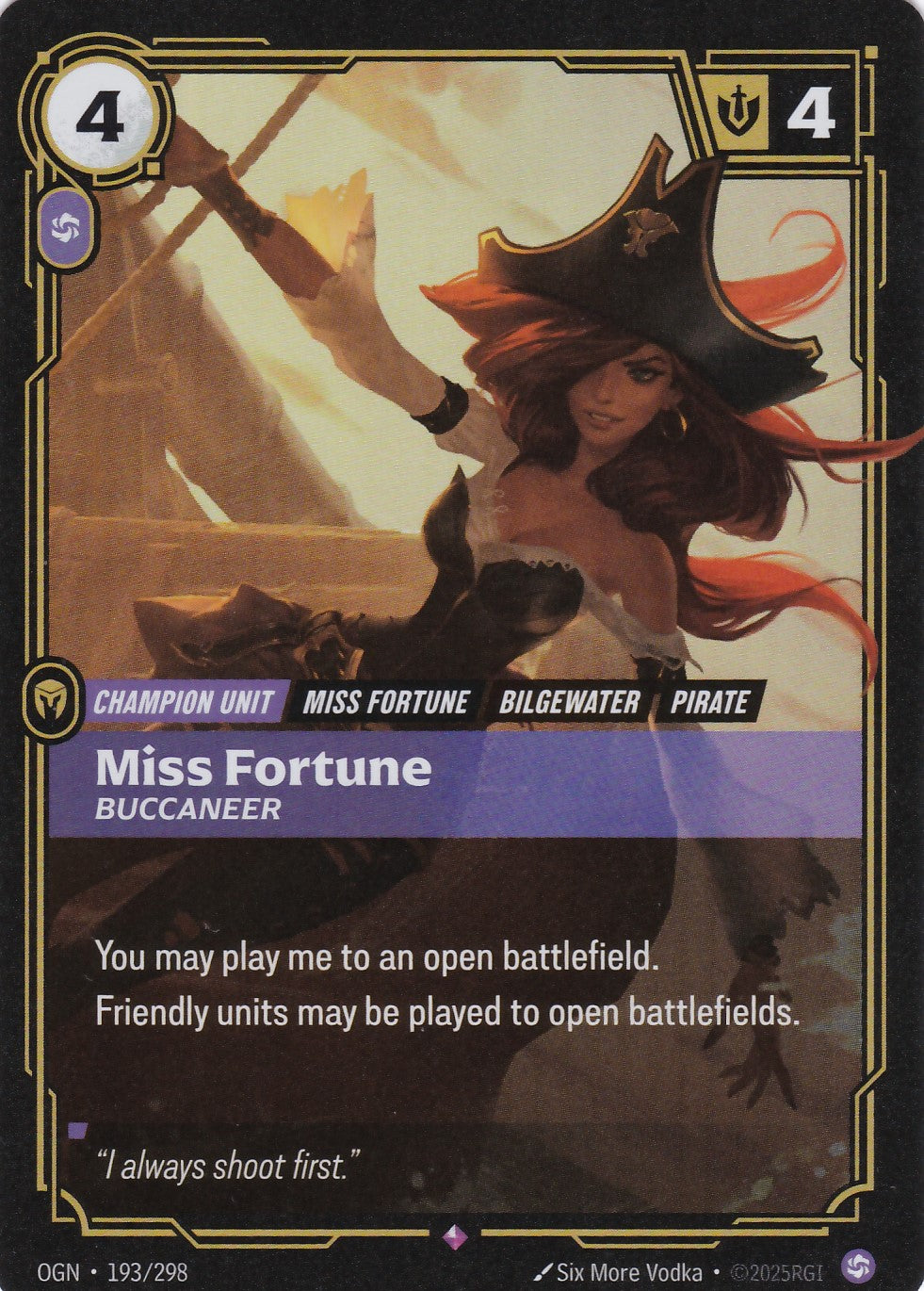 Miss Fortune, Buccaneer - OGN-193 - Rare - EN - Origins