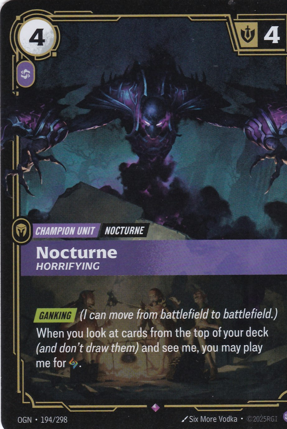 Nocturne, Horrifying - OGN-194 - Rare - EN - Origins