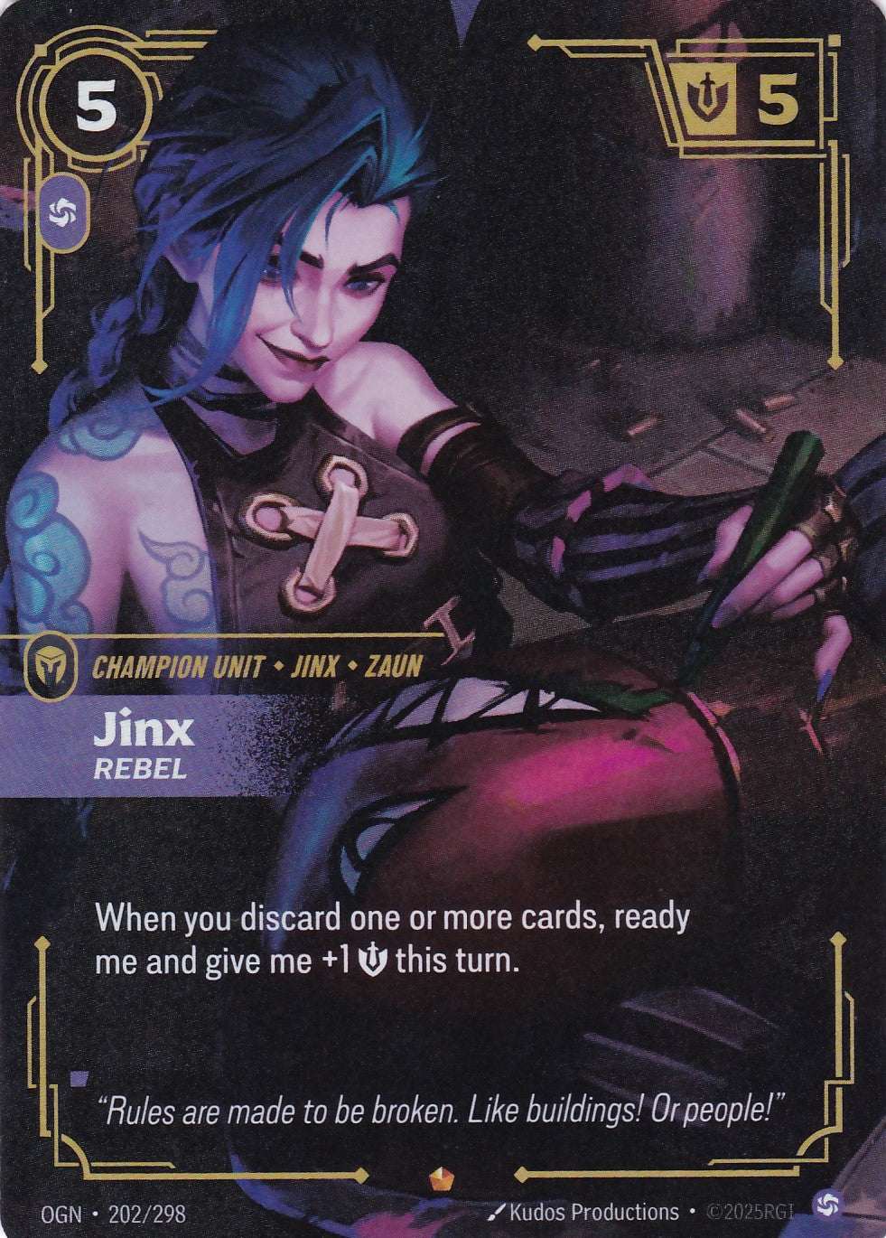 Jinx, Rebel - OGN-202 - Epic - EN - Origins