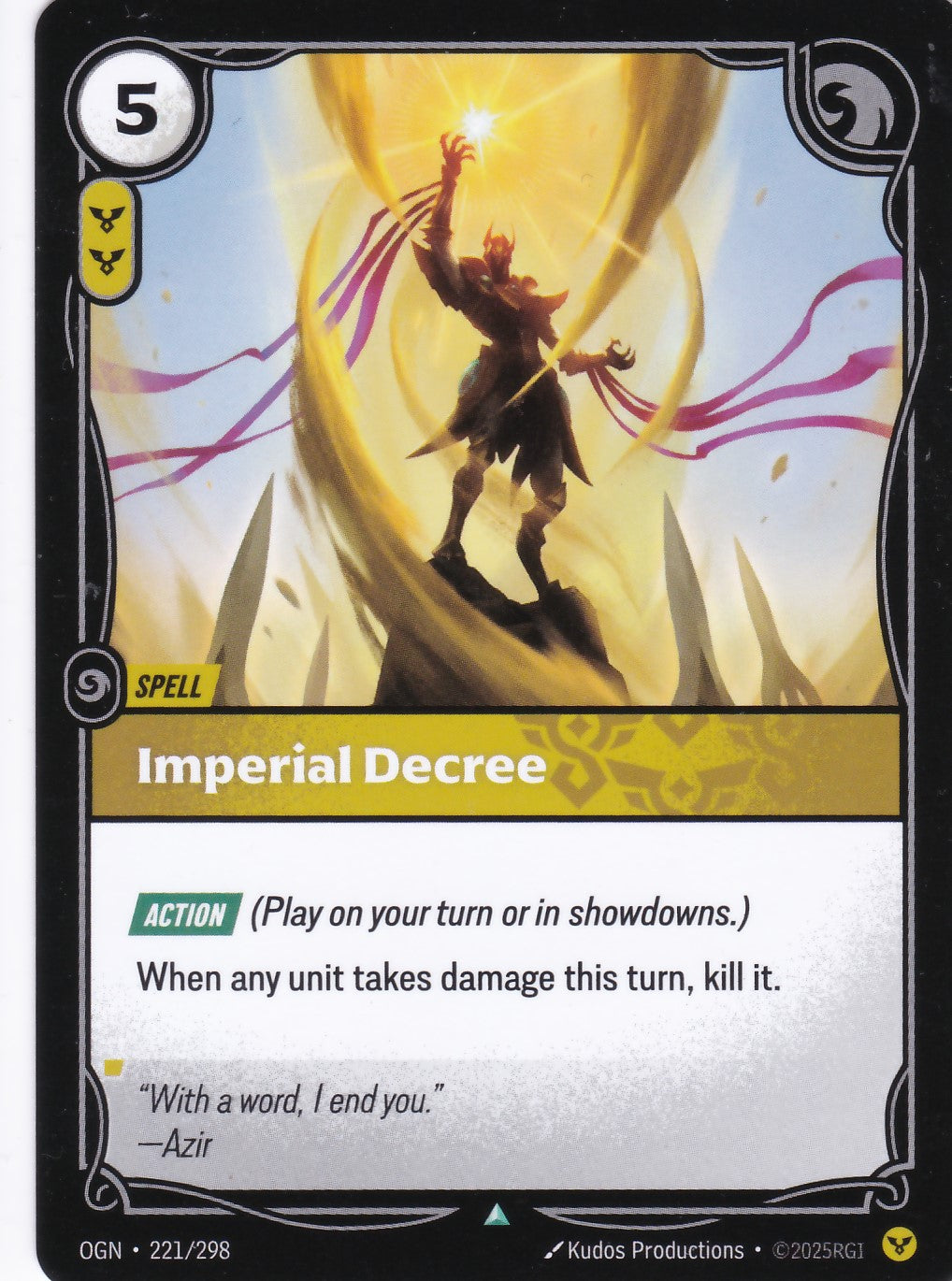 Imperial Decree - OGN-221 - Uncommon - EN - Origins