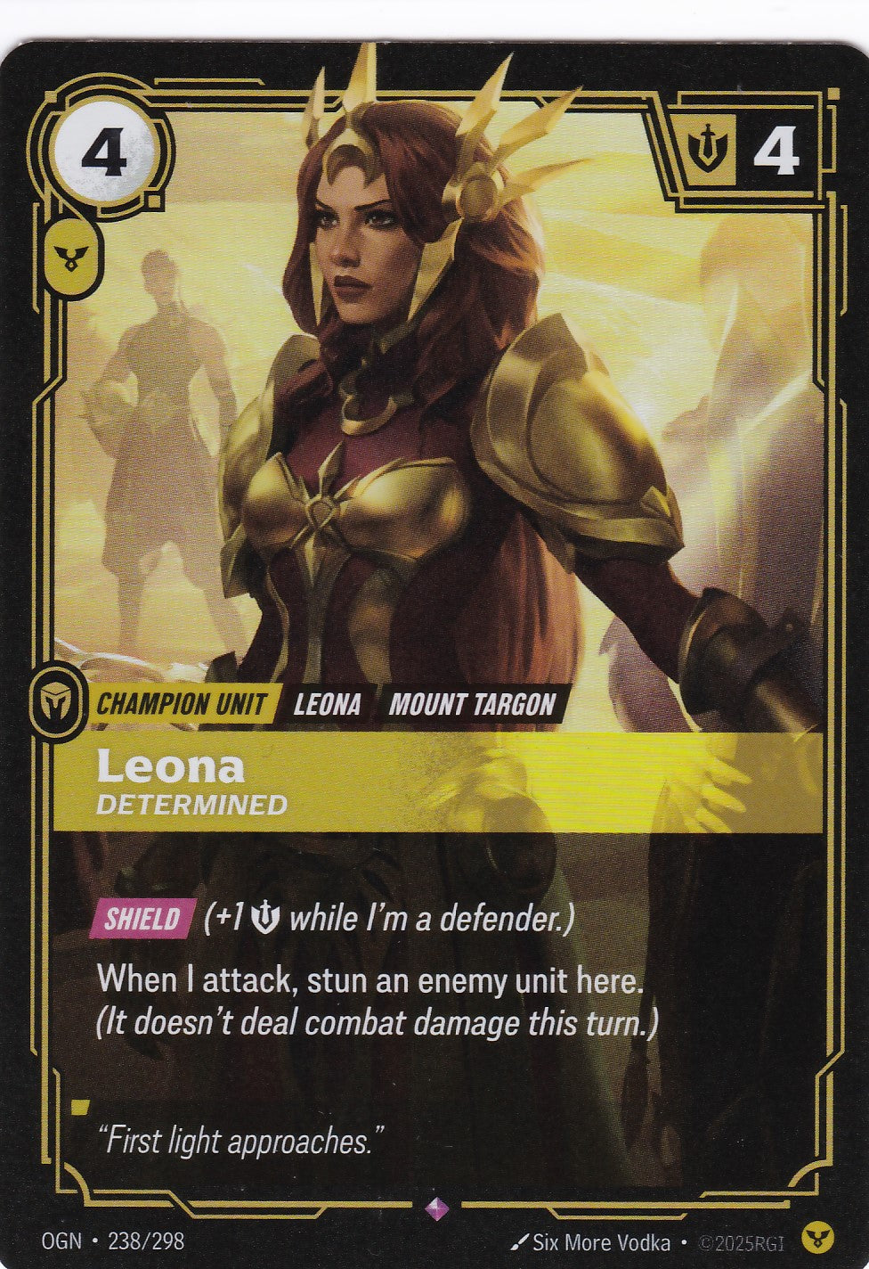 Leona, Determined - OGN-238 - Rare - EN - Origins