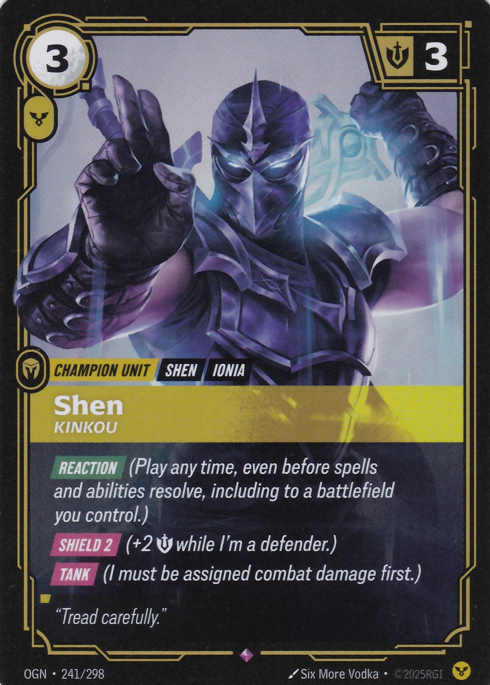 Shen, Kinkou - OGN-241 - Rare - EN - Origins