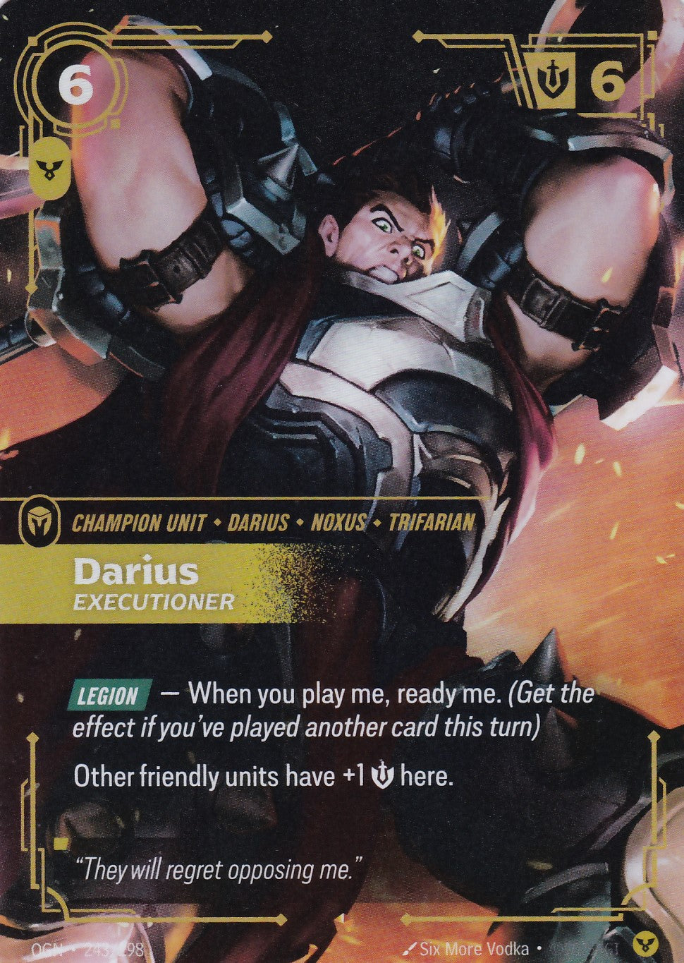 Darius, Executioner - OGN-243 - Epic - EN - Origins