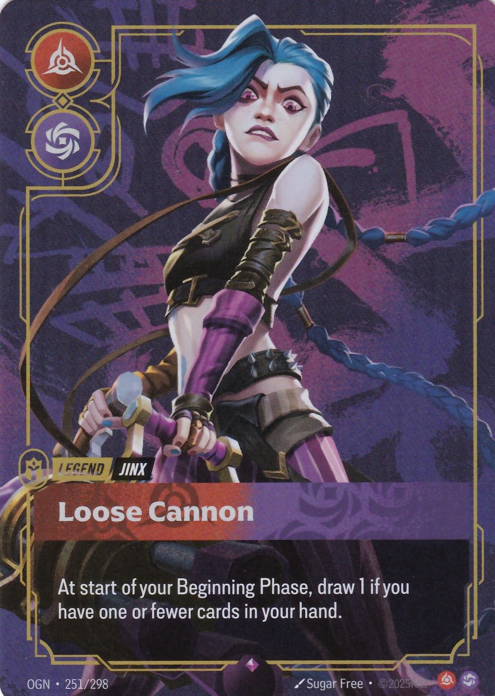 Jinx, Loose Cannon - OGN-251 - Rare - EN - Origins