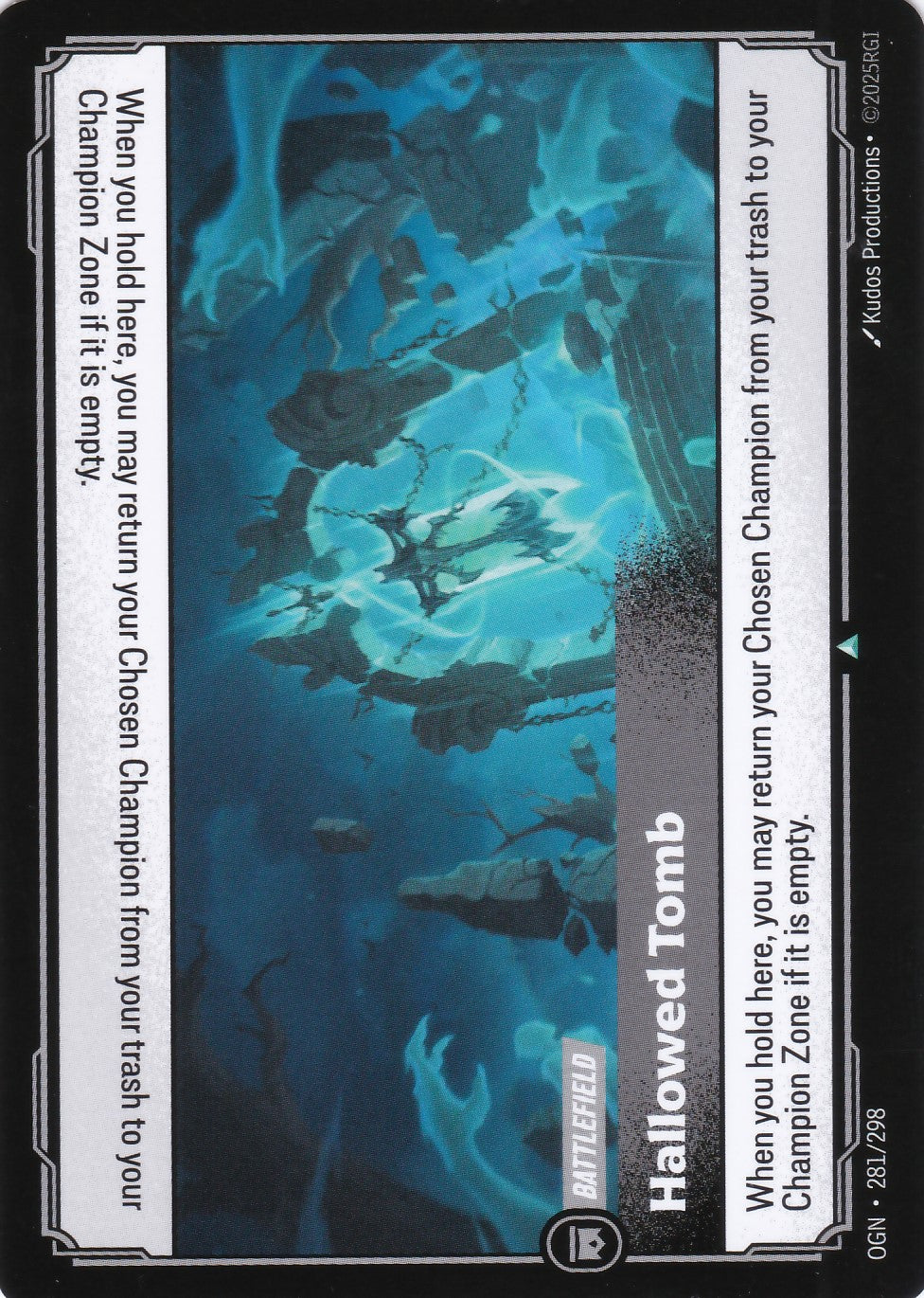 Hallowed Tomb - OGN-281 - Uncommon - EN - Origins