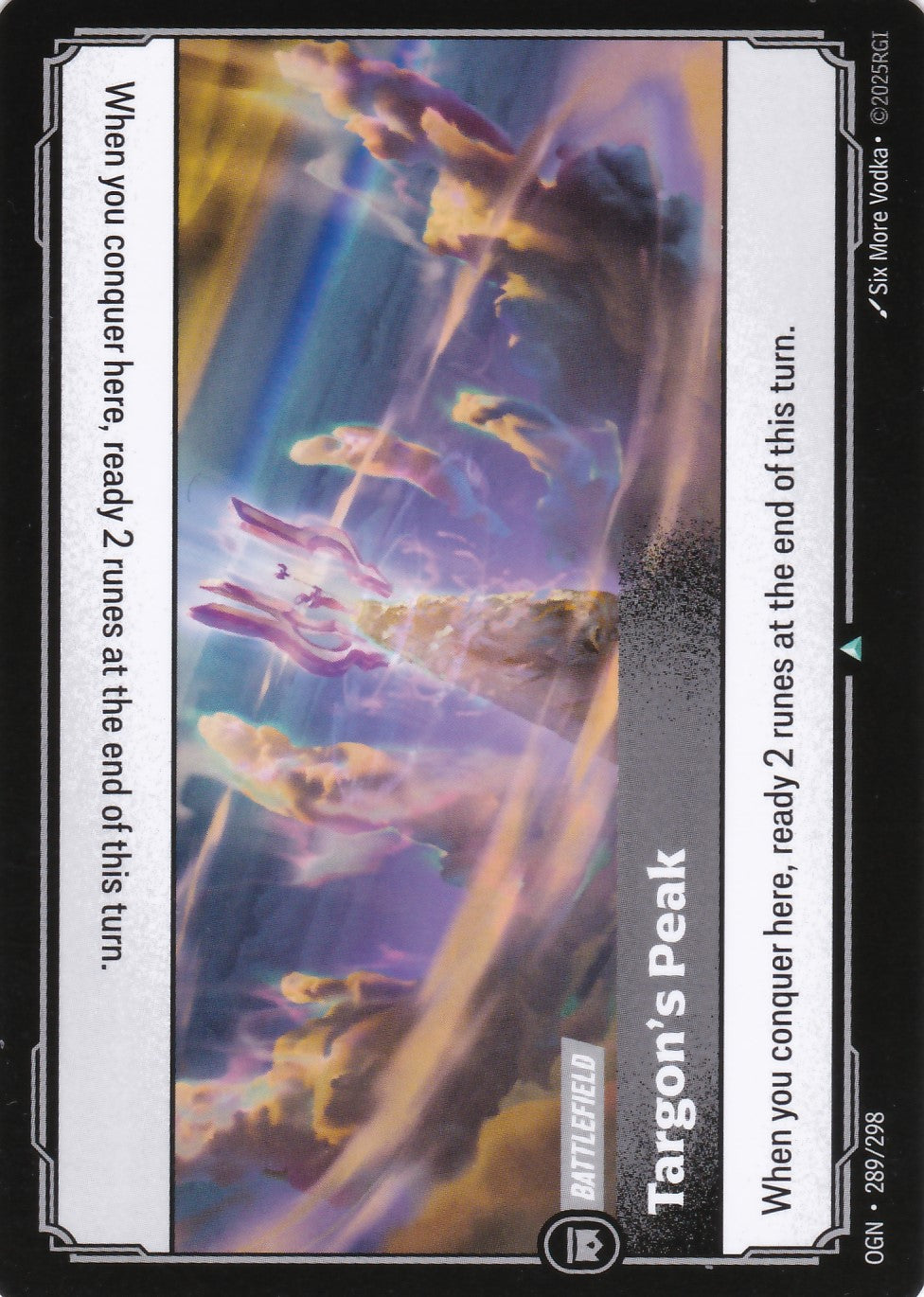 Targon's Peak - OGN-289 - Uncommon - EN - Origins