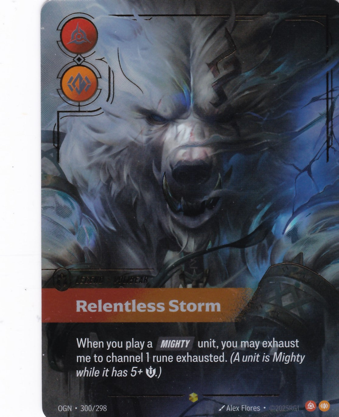 Volibear, Relentless Storm (Overnumbered) - OGN-300 - Showcase - EN - Origins