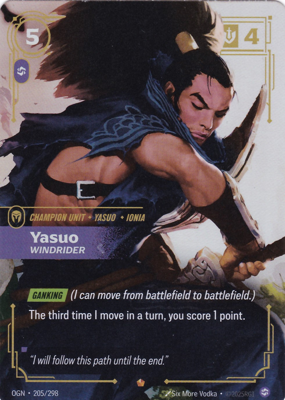 Yasuo, Windrider - OGN-205 - Epic - EN - Origins