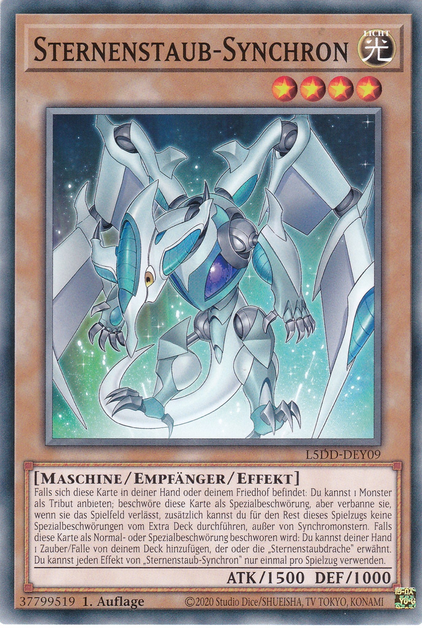 Sternenstaub-Synchron – L5DD-Y09 – Common – DE – 1. Auflage – Legendary 5D's Decks