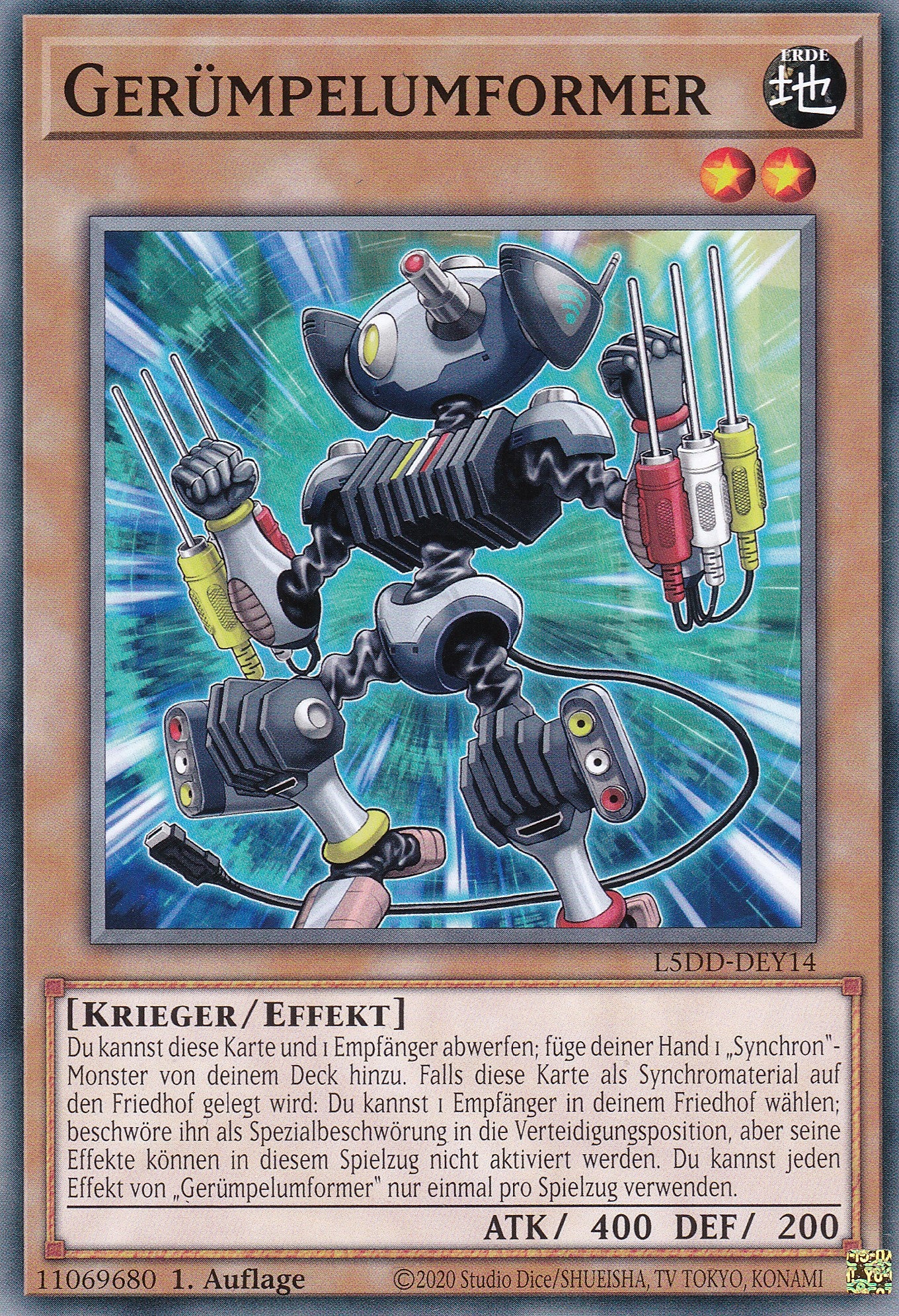 Gerümpelumformer – L5DD-Y14 – Common – DE – 1. Auflage – Legendary 5D's Decks