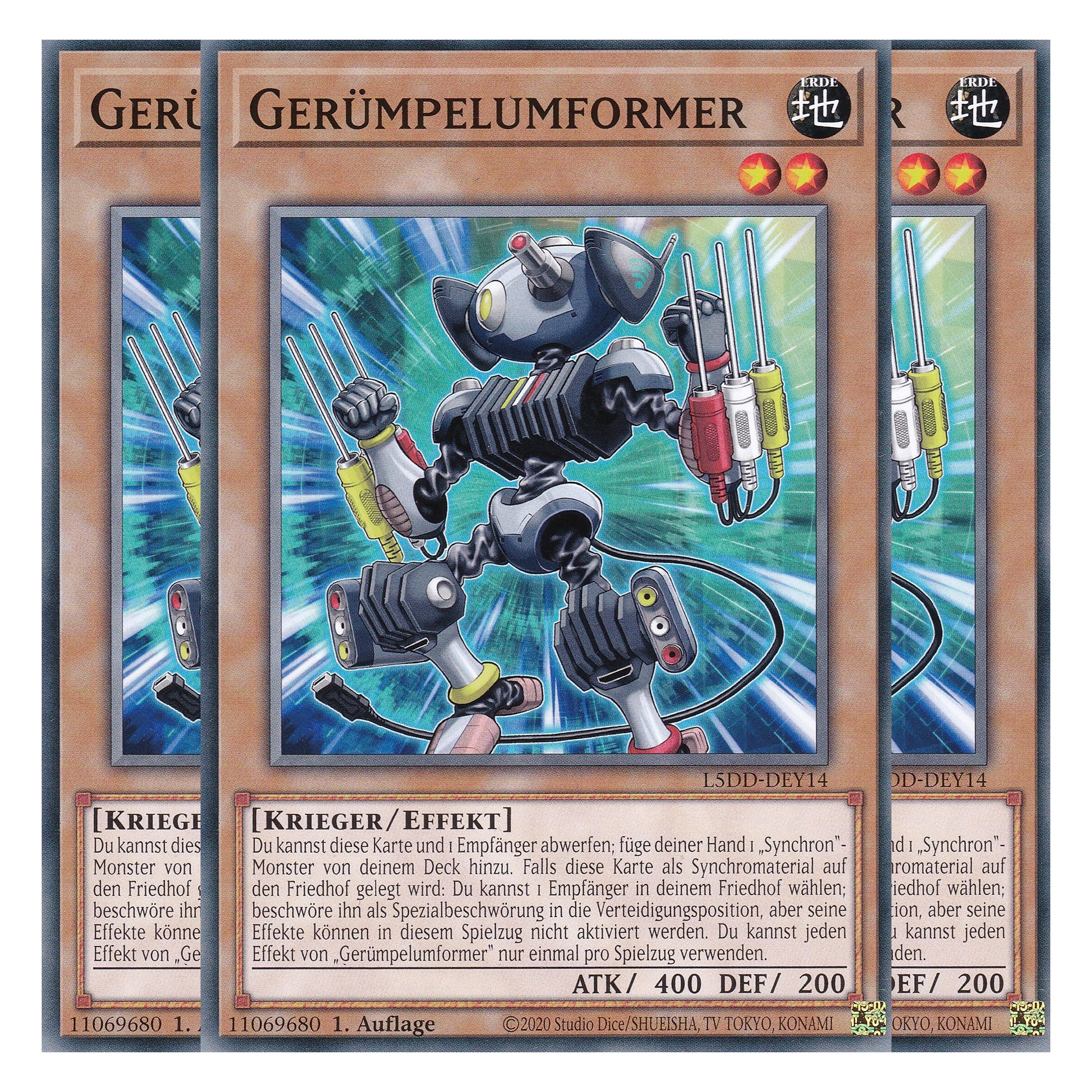 Gerümpelumformer - L5DD-DEY14 - Common - Deutsch - 1. Auflage - Legendary 5D's Decks - Playset (3 Kopien)