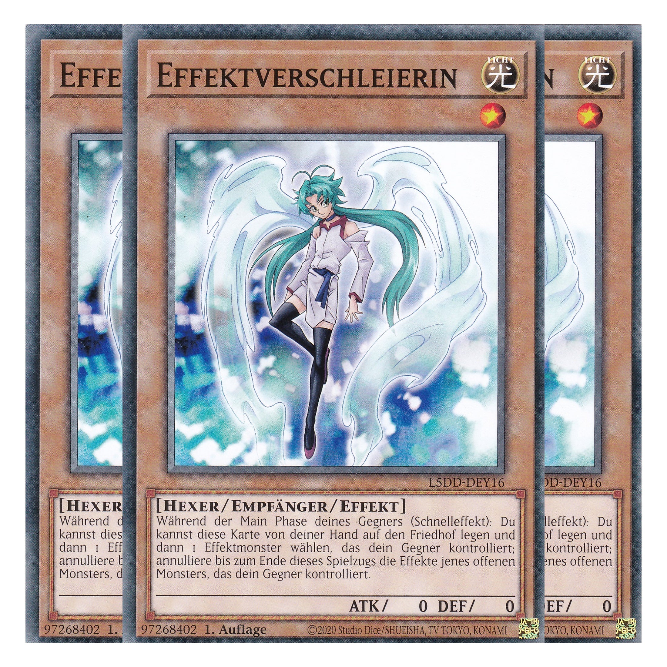Effektverschleierin - L5DD-DEY16 - Common - Deutsch - 1. Auflage - Legendary 5D's Decks - Playset (3 Kopien)