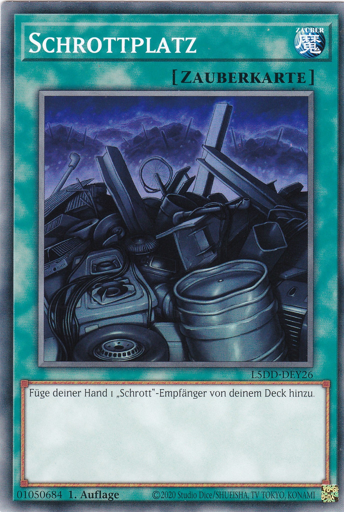Schrottplatz – L5DD-Y26 – Common – DE – 1. Auflage – Legendary 5D's Decks