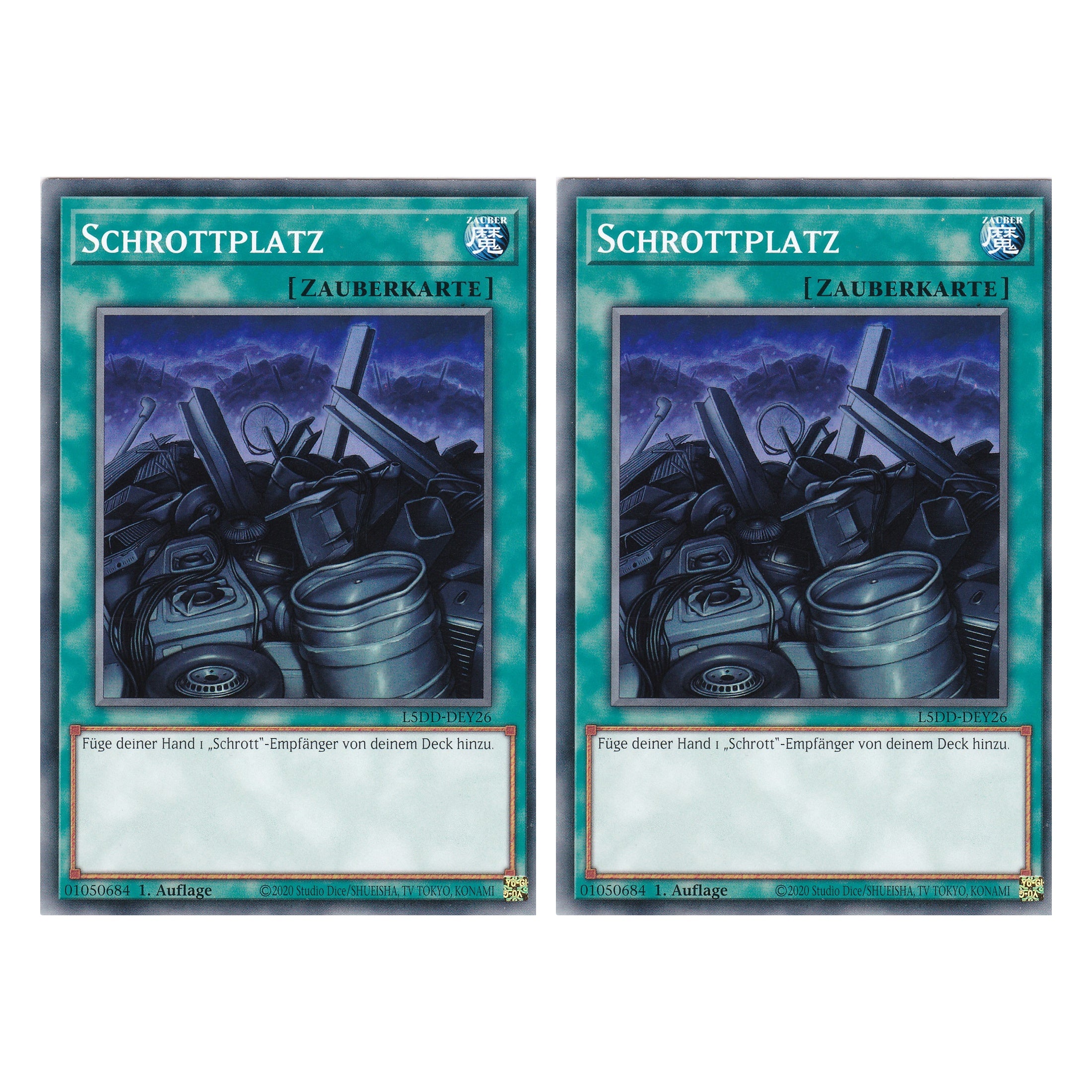Schrottplatz - L5DD-DEY26 - Common - Deutsch - 1. Auflage - Legendary 5D's Decks - Duo Set (2 Stück) - Yu-Gi-Oh!