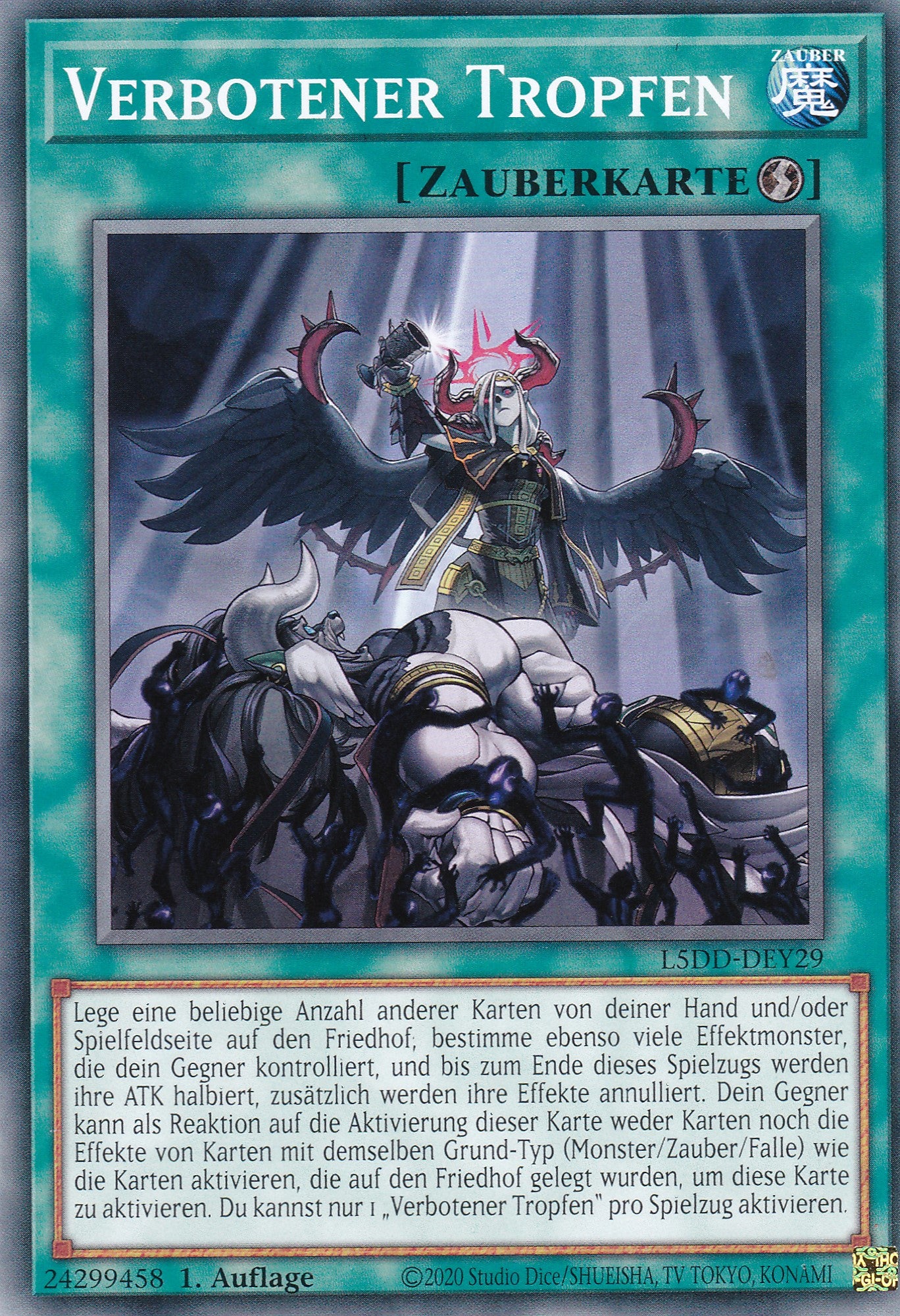 Verbotener Tropfen – L5DD-Y29 – Common – DE – 1. Auflage – Legendary 5D's Decks