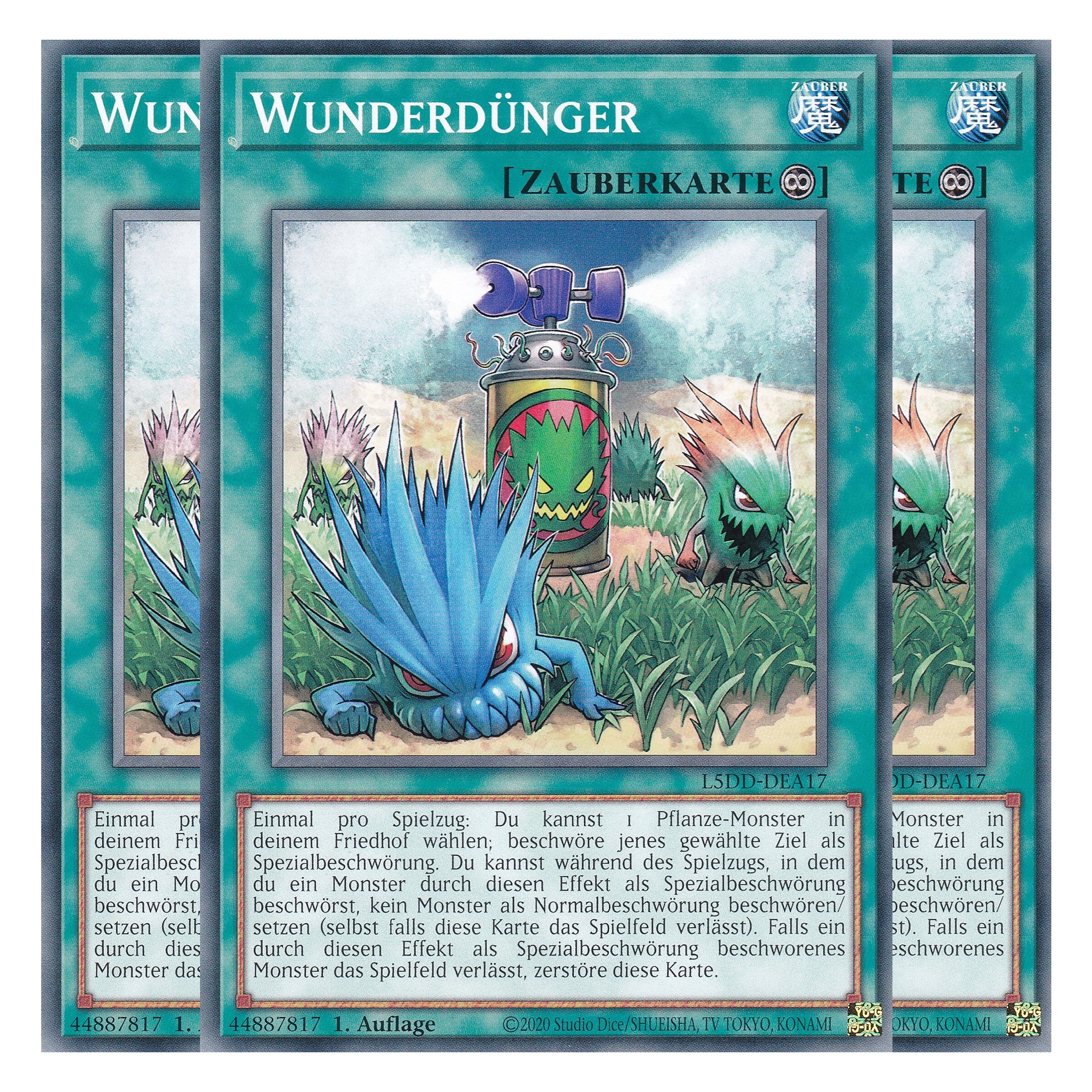 Wunderdünger (V.2 - Common) - L5DD-DEA17 - Common - Deutsch - 1. Auflage - Legendary 5D's Decks - Playset (3 Kopien)
