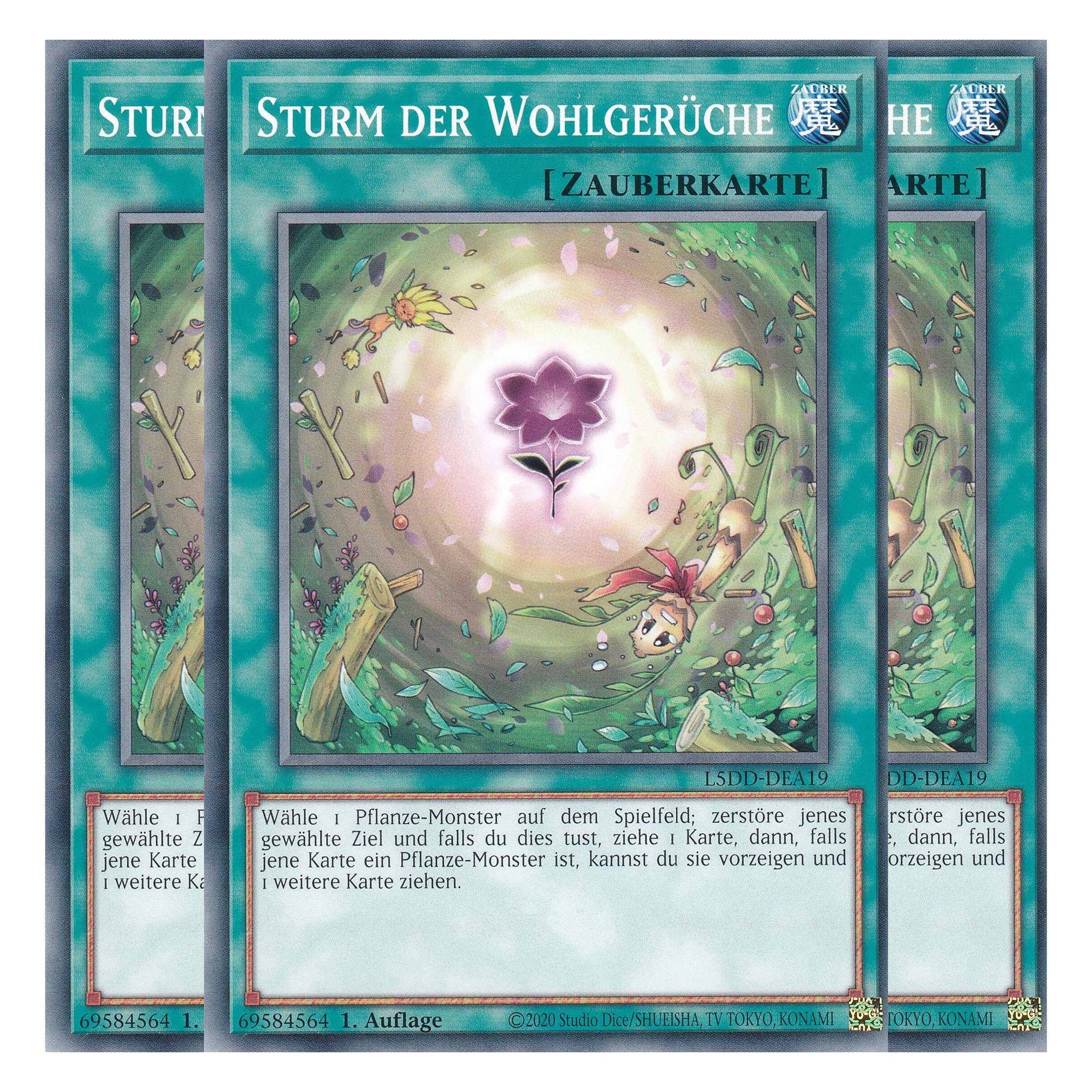 Sturm der Wohlgerüche - L5DD-DEA19 - Common - Deutsch - 1. Auflage - Legendary 5D's Decks - Playset (3 Kopien) - Yu-Gi-Oh!