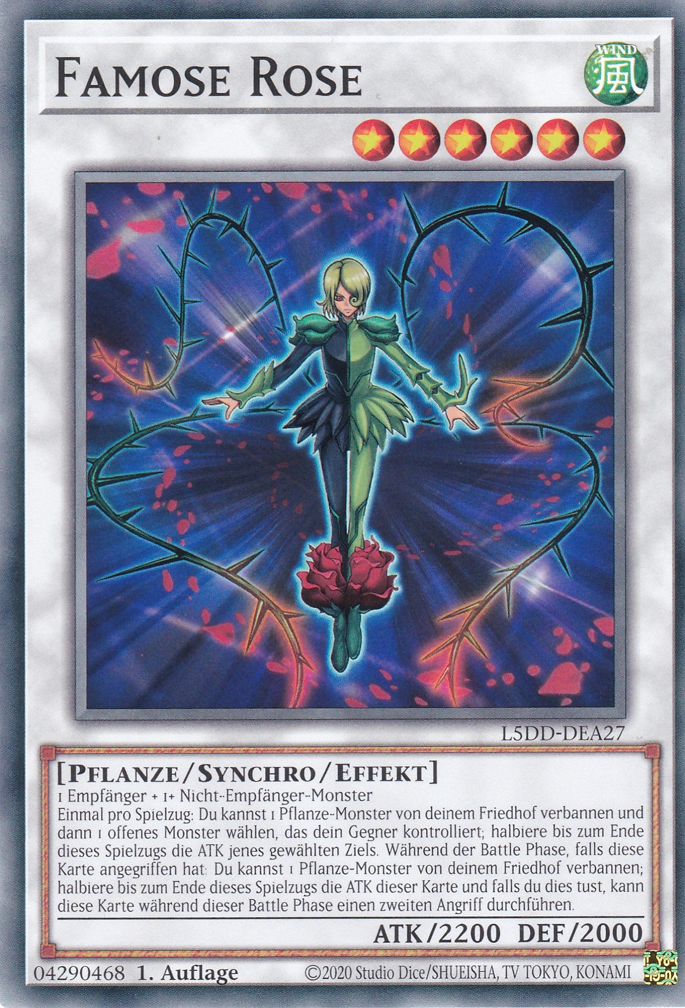 Famose Rose – L5DD-A27 – Common – DE – 1. Auflage – Legendary 5D's Decks