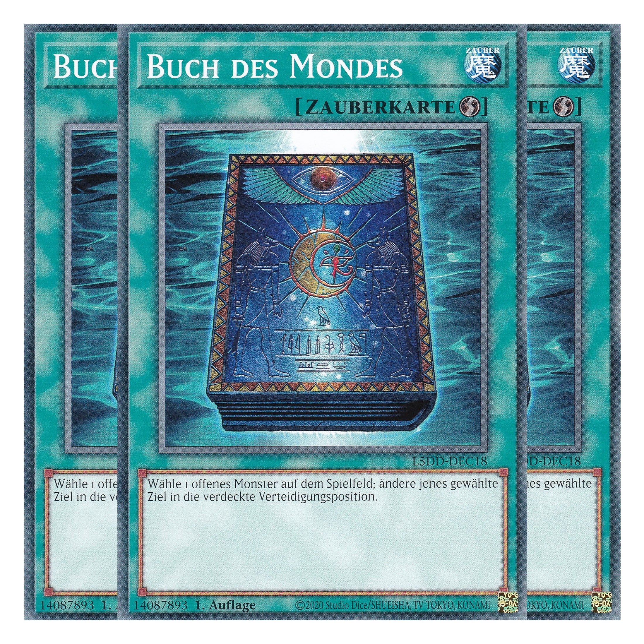 Buch des Mondes - L5DD-DEC18 - Common - Deutsch - 1. Auflage - Legendary 5D's Decks - Playset (3 Kopien)