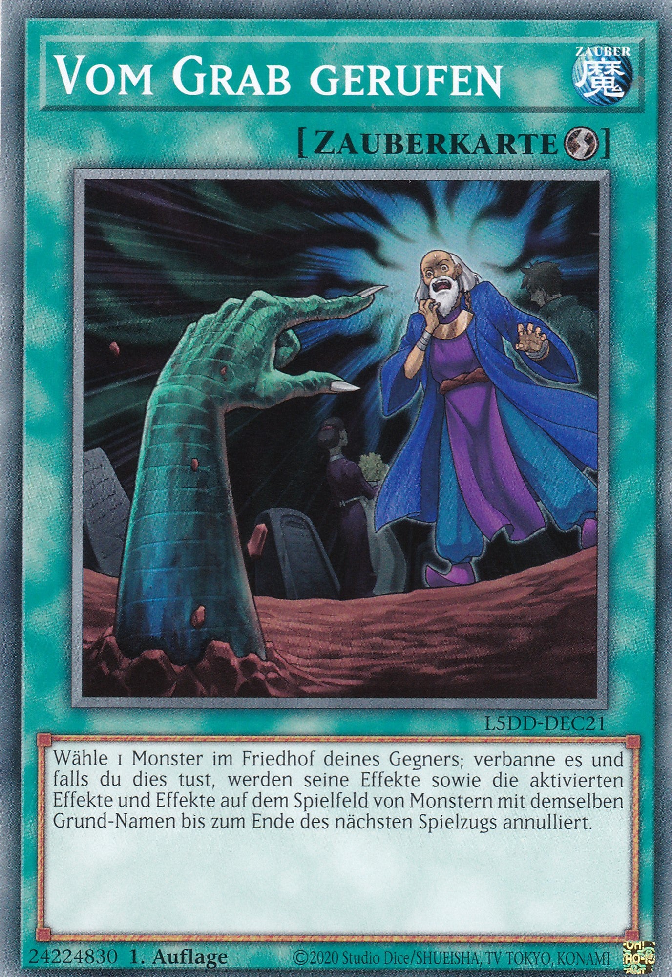 Vom Grab gerufen – L5DD-C21 – Common – DE – 1. Auflage – Legendary 5D's Decks