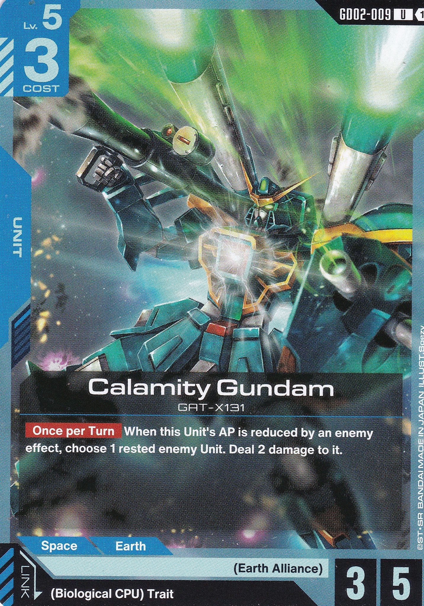 Calamity Gundam GAT-X131 - GD02-009 - Uncommon - Englisch - Dual Impact [GD02] - GUNDAMN - TCG
