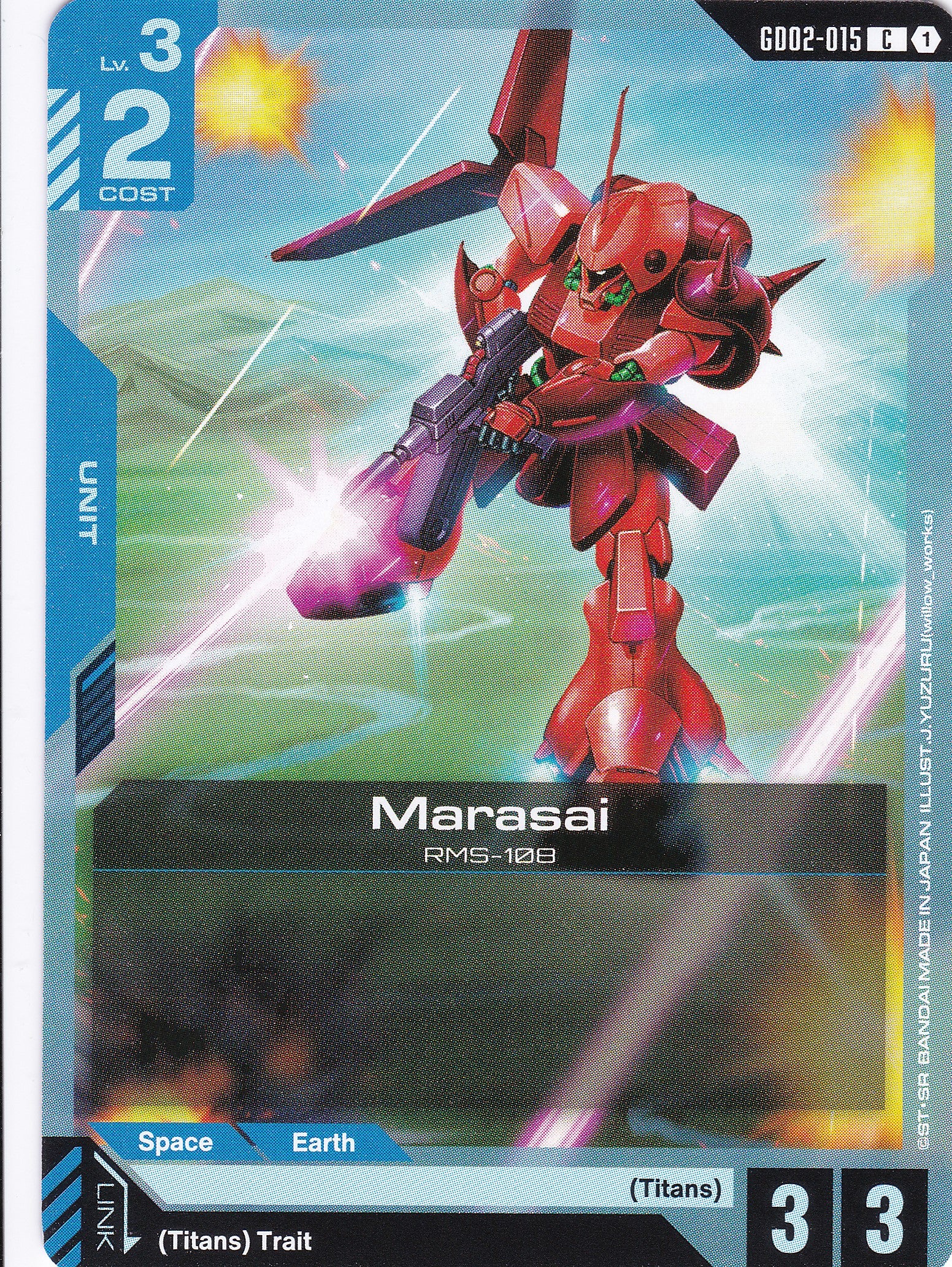 Marasai RMS-108 - GD02-015 - Common - Englisch - Dual Impact [GD02] - GUNDAMN - TCG