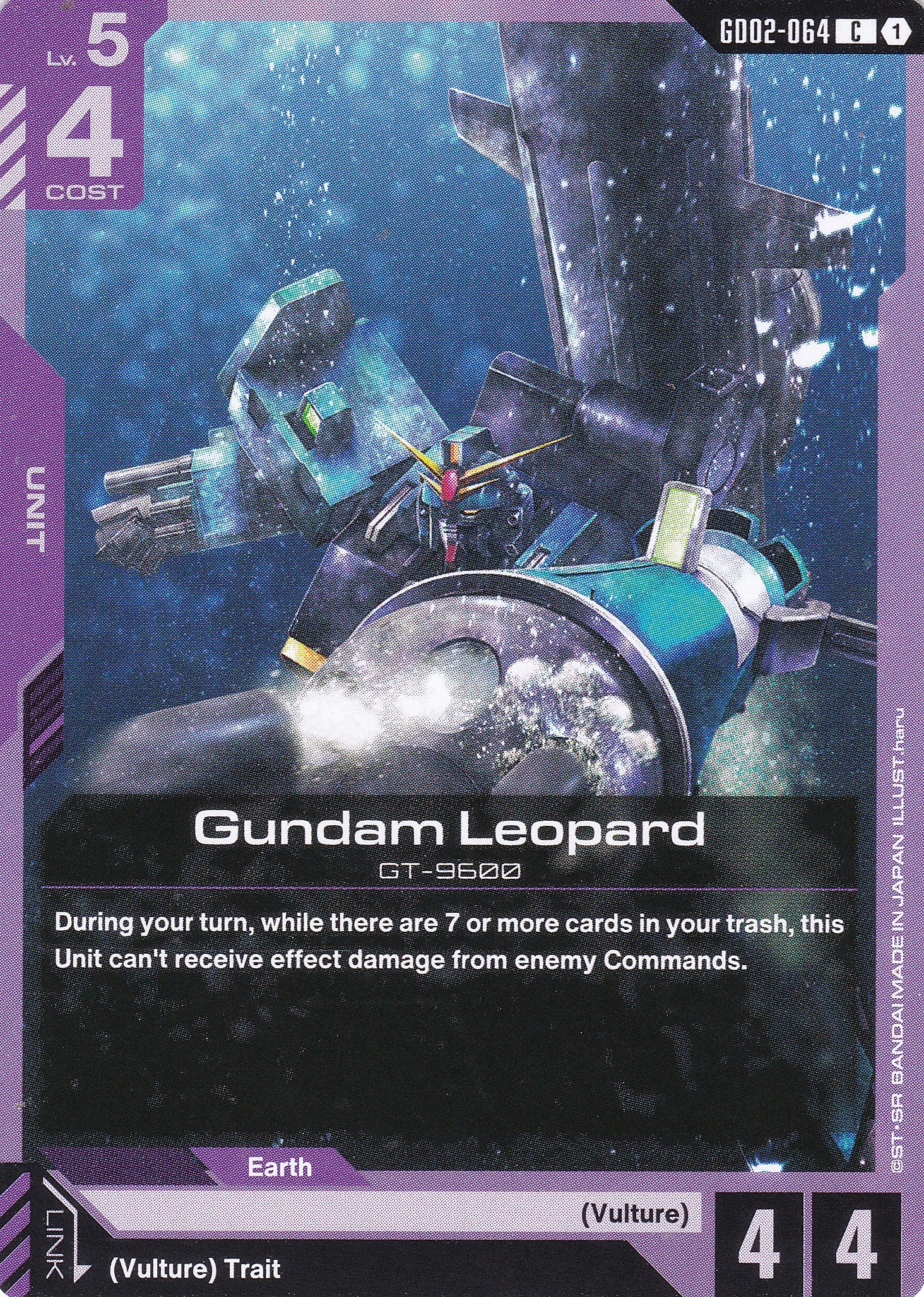 Gundam Leopard GT-9600 - GD02-064 - Common - Englisch - Dual Impact [GD02] - GUNDAMN - TCG
