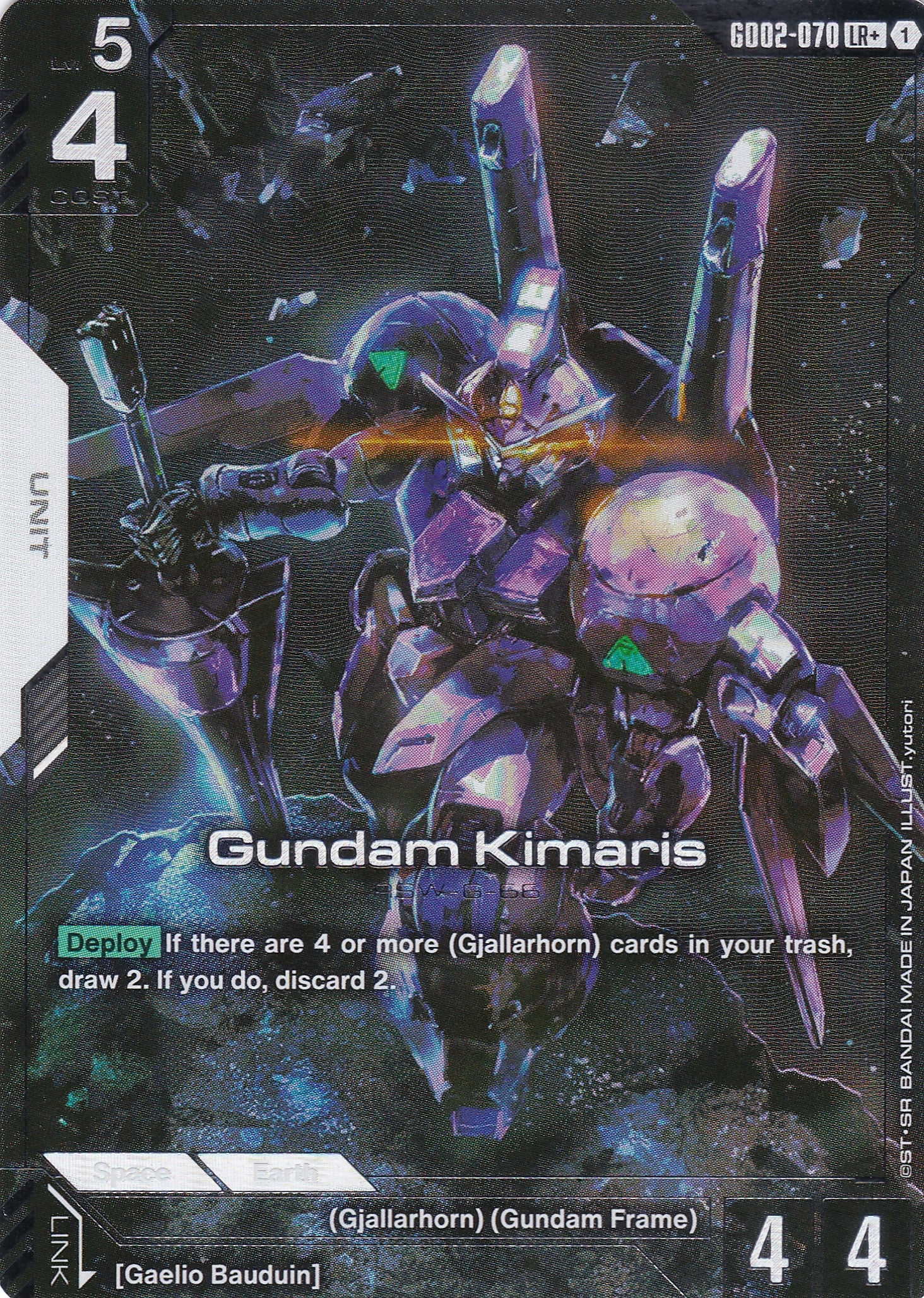 Gundam Kimaris ASW-G-66 - GD02-070-AA - Legend Rare - Englisch - Dual Impact [GD02] - GUNDAMN - TCG