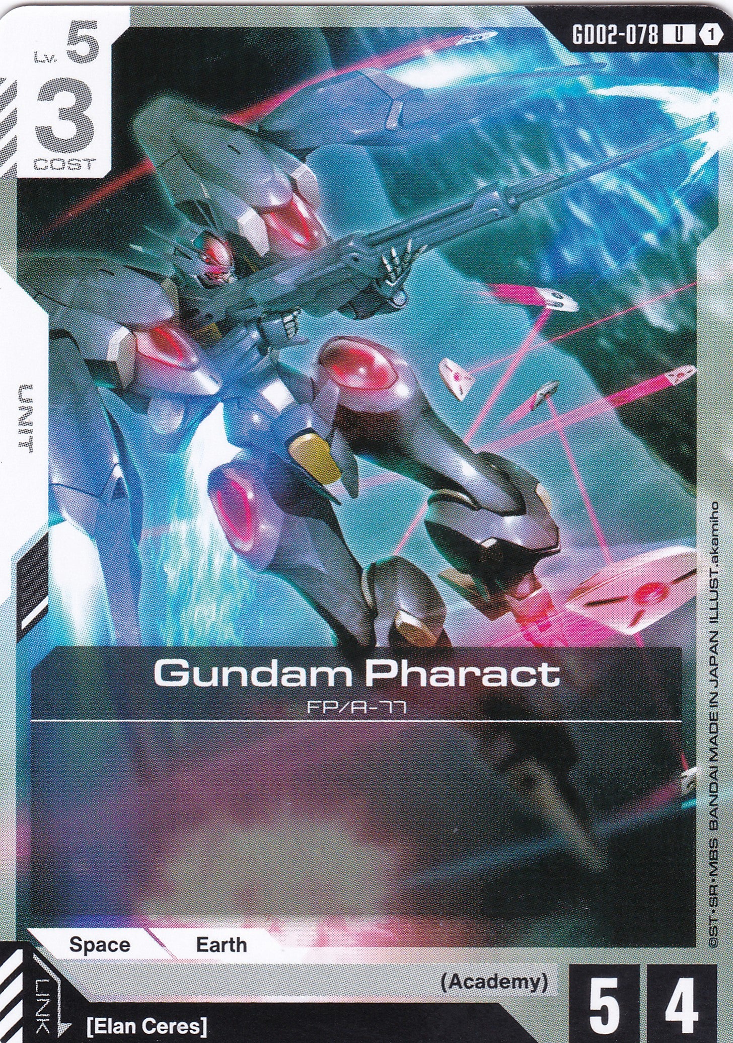 Gundam Pharact - GD02-078 - Uncommon - Englisch - Dual Impact [GD02] - GUNDAMN - TCG