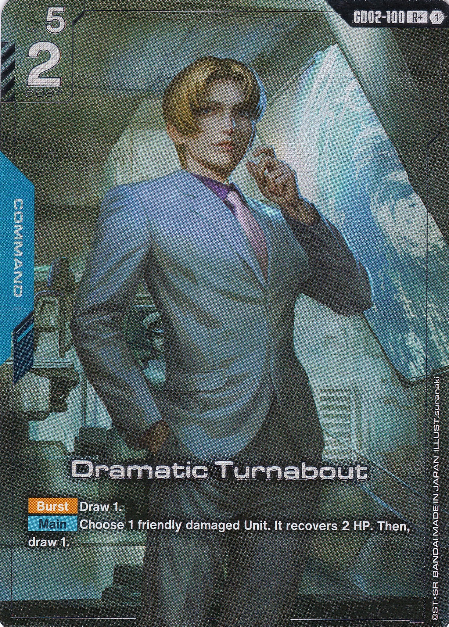 Dramatic Turnabout - GD02-100-AA - Rare - Englisch - Dual Impact [GD02] - GUNDAMN - TCG