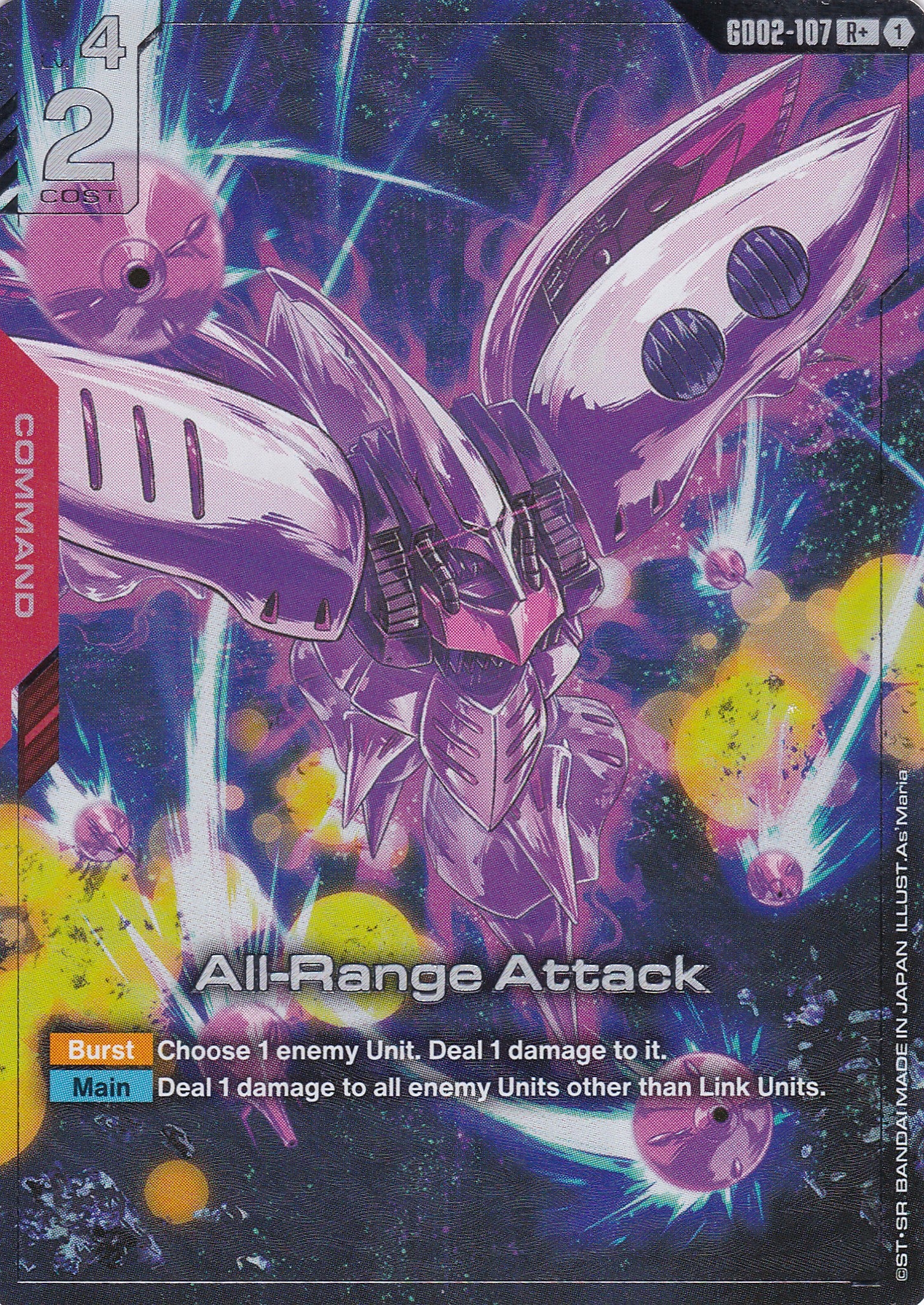 All-Range Attack - GD02-107-AA - Rare - Englisch - Dual Impact [GD02] - GUNDAMN - TCG