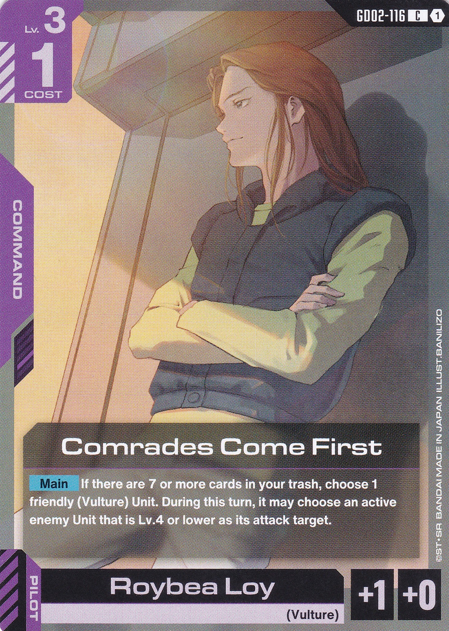 Comrades Come First - GD02-116 - Common - Englisch - Dual Impact [GD02] - GUNDAMN - TCG