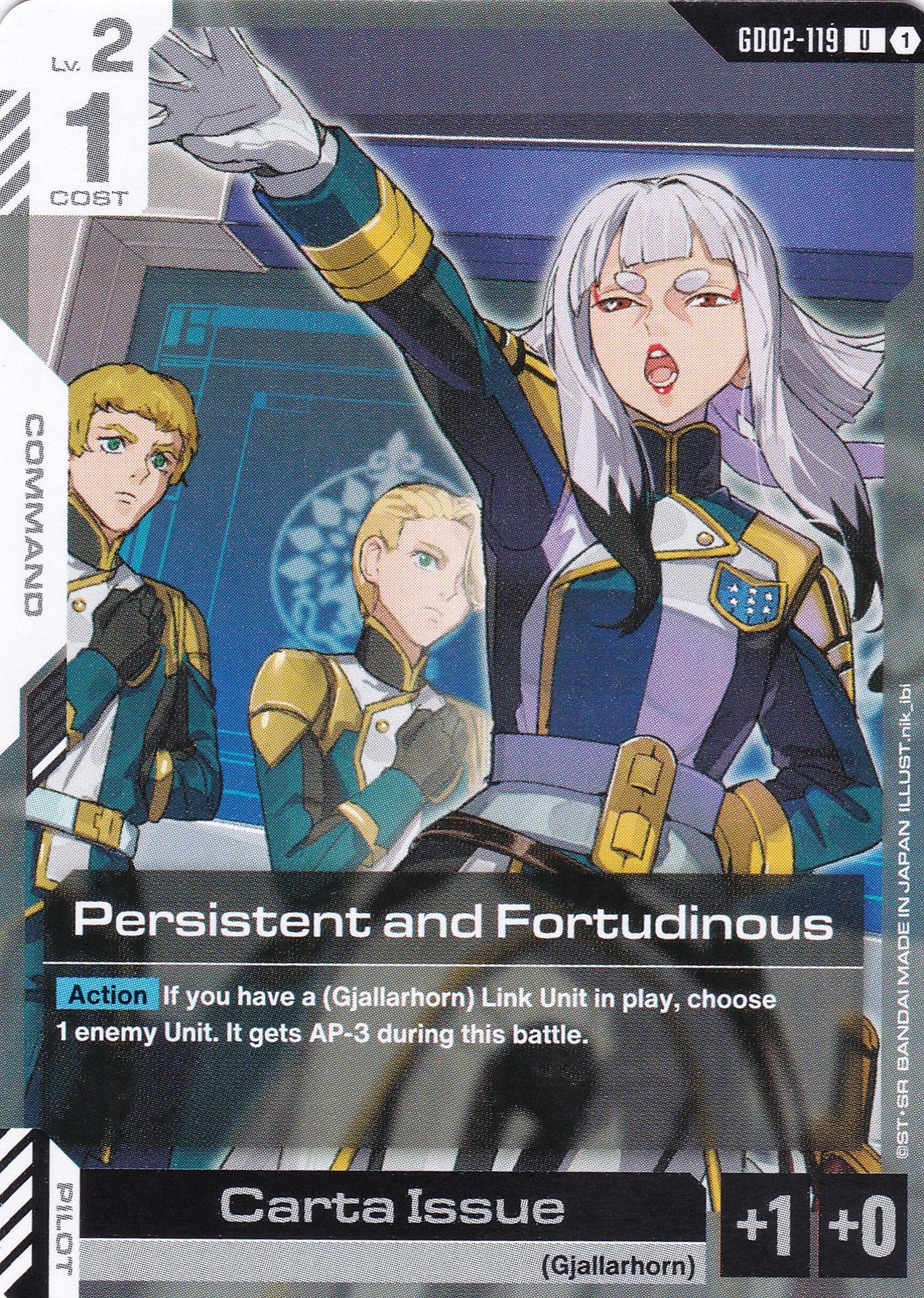 Persistent and Fortudinous - GD02-119 - Uncommon - Englisch - Dual Impact [GD02] - GUNDAMN - TCG