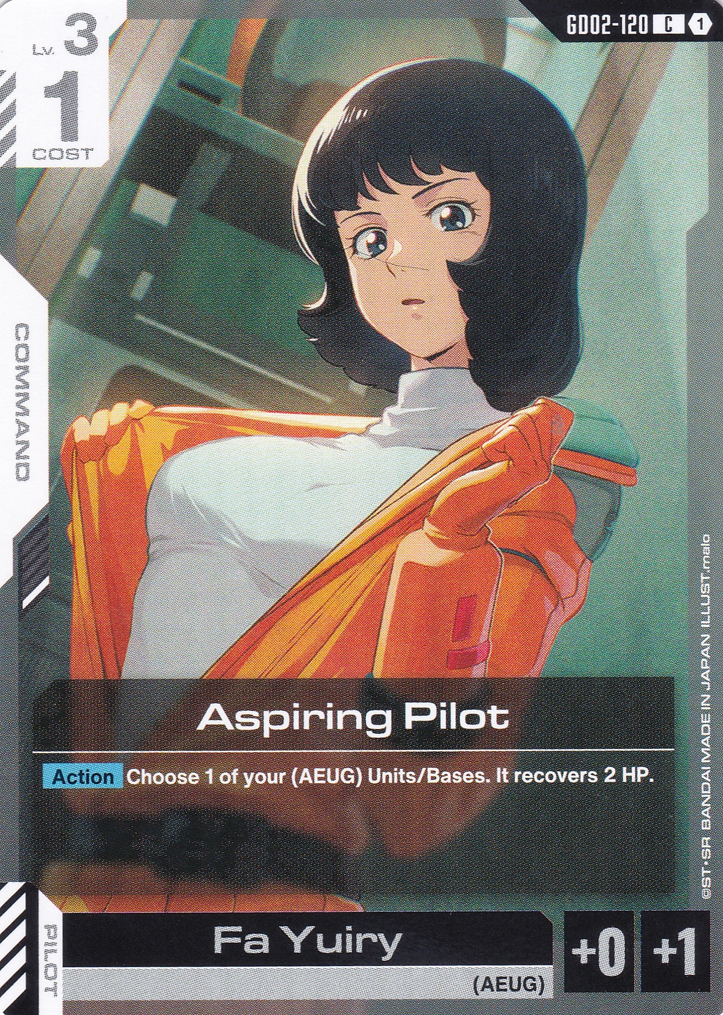 Aspiring Pilot - GD02-120 - Common - Englisch - Dual Impact [GD02] - GUNDAMN - TCG