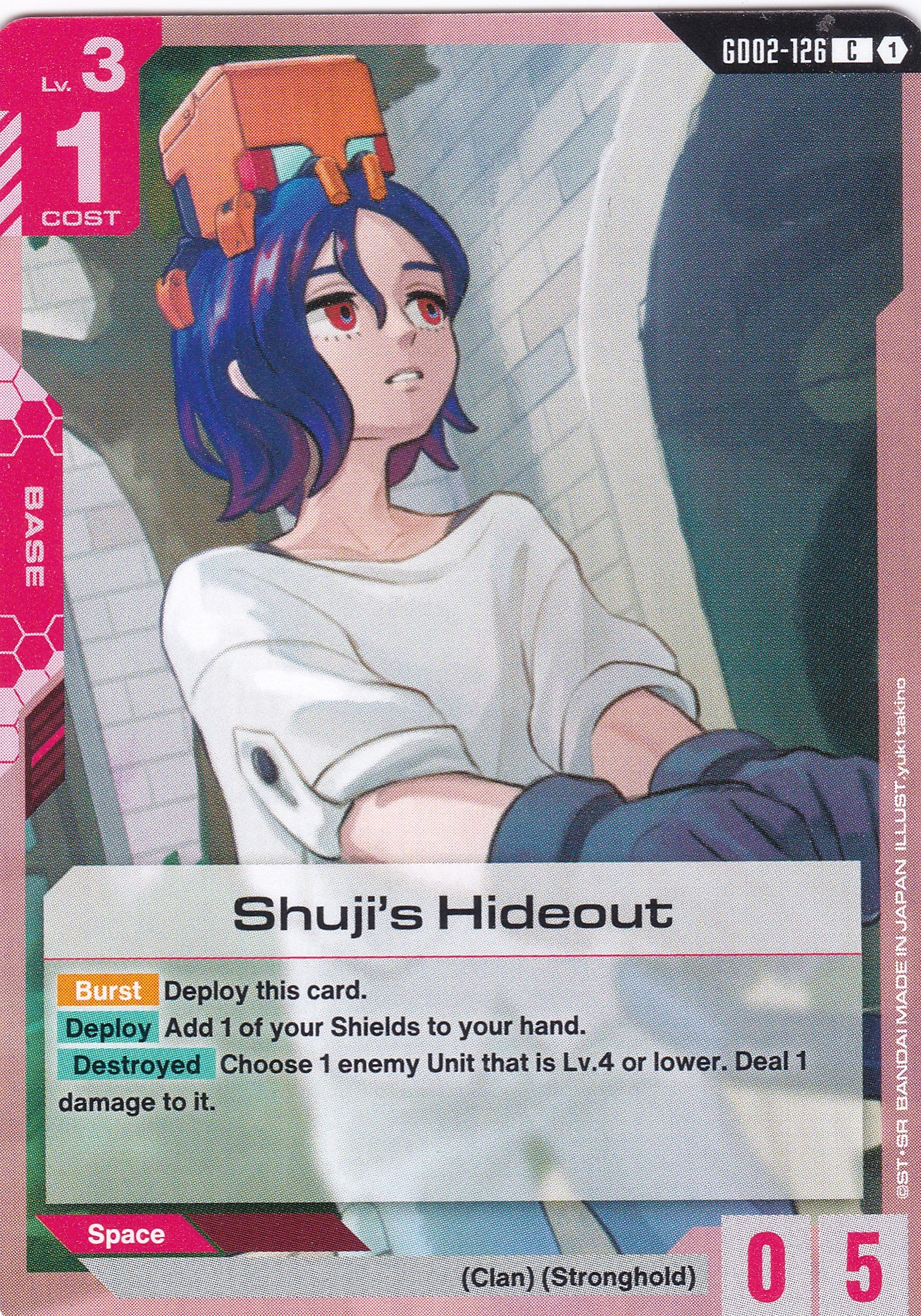 Shuji's Hideout - GD02-126 - Common - Englisch - Dual Impact [GD02] - GUNDAMN - TCG
