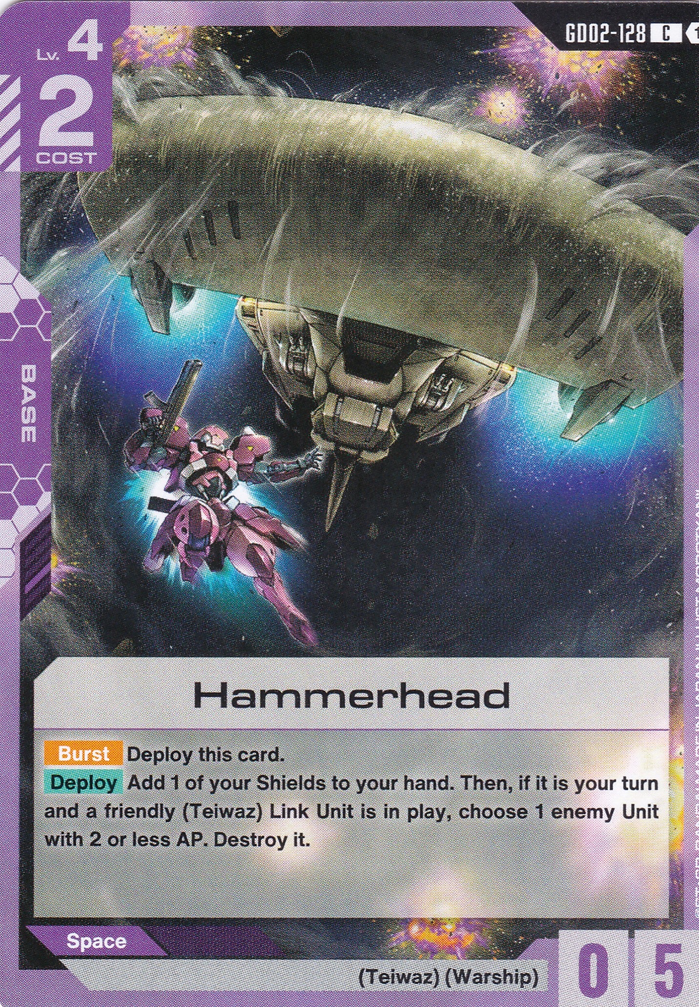 Hammerhead - GD02-128 - Common - Englisch - Dual Impact [GD02] - GUNDAMN - TCG