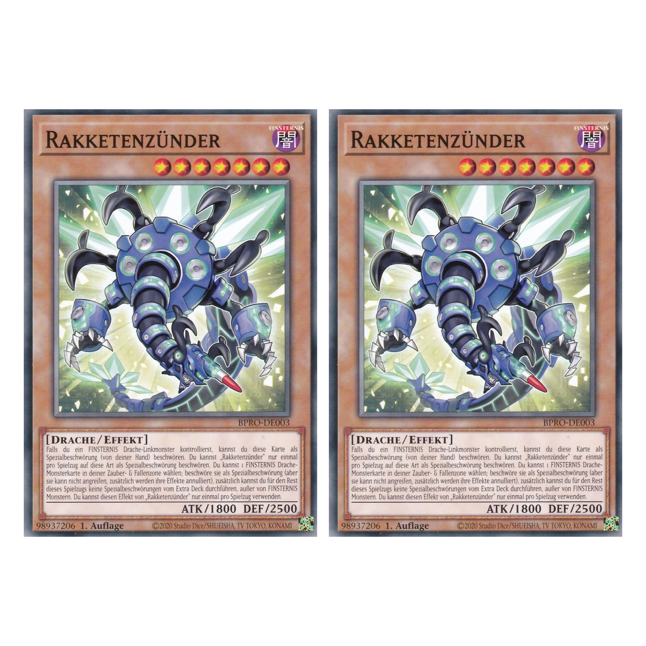 Rakketenzünder - BPRO-DE003 - Common - Deutsch - 1. Auflage - Burst Protocol - Duo Set (2 Stück) - Yu-Gi-Oh!