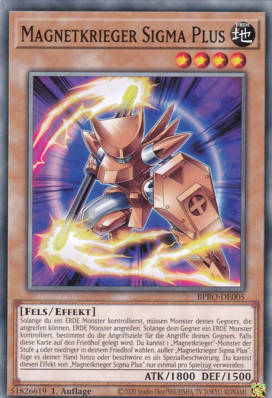 Magnetkrieger Sigma Puls - BPRO-DE005 - Common - Deutsch - 1. Auflage - Burst Protocol - Yugioh