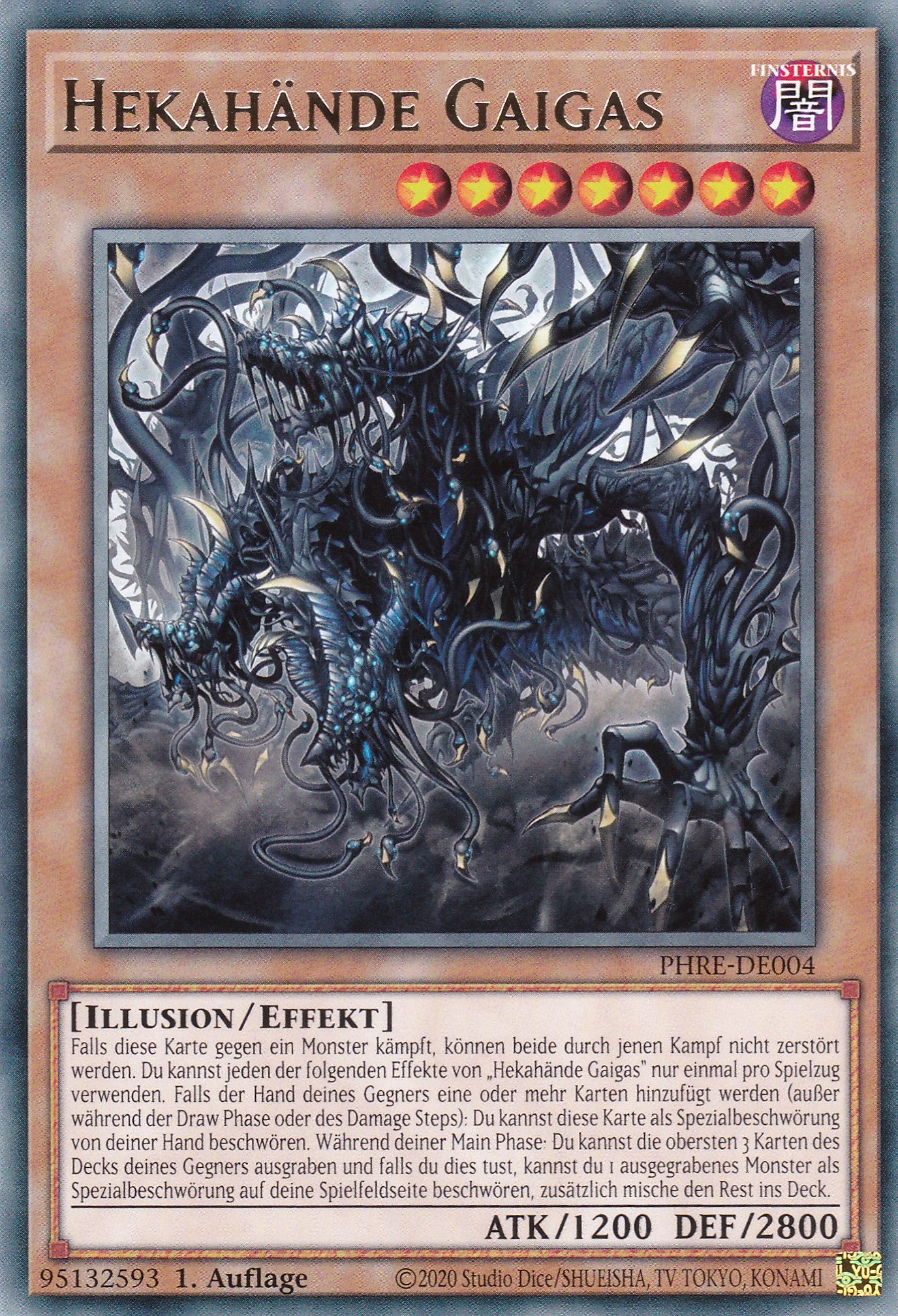 Hekahände Gaigas – PHRE-DE004 – Rare – 1. Auflage – Deutsch – Phantom Revenge