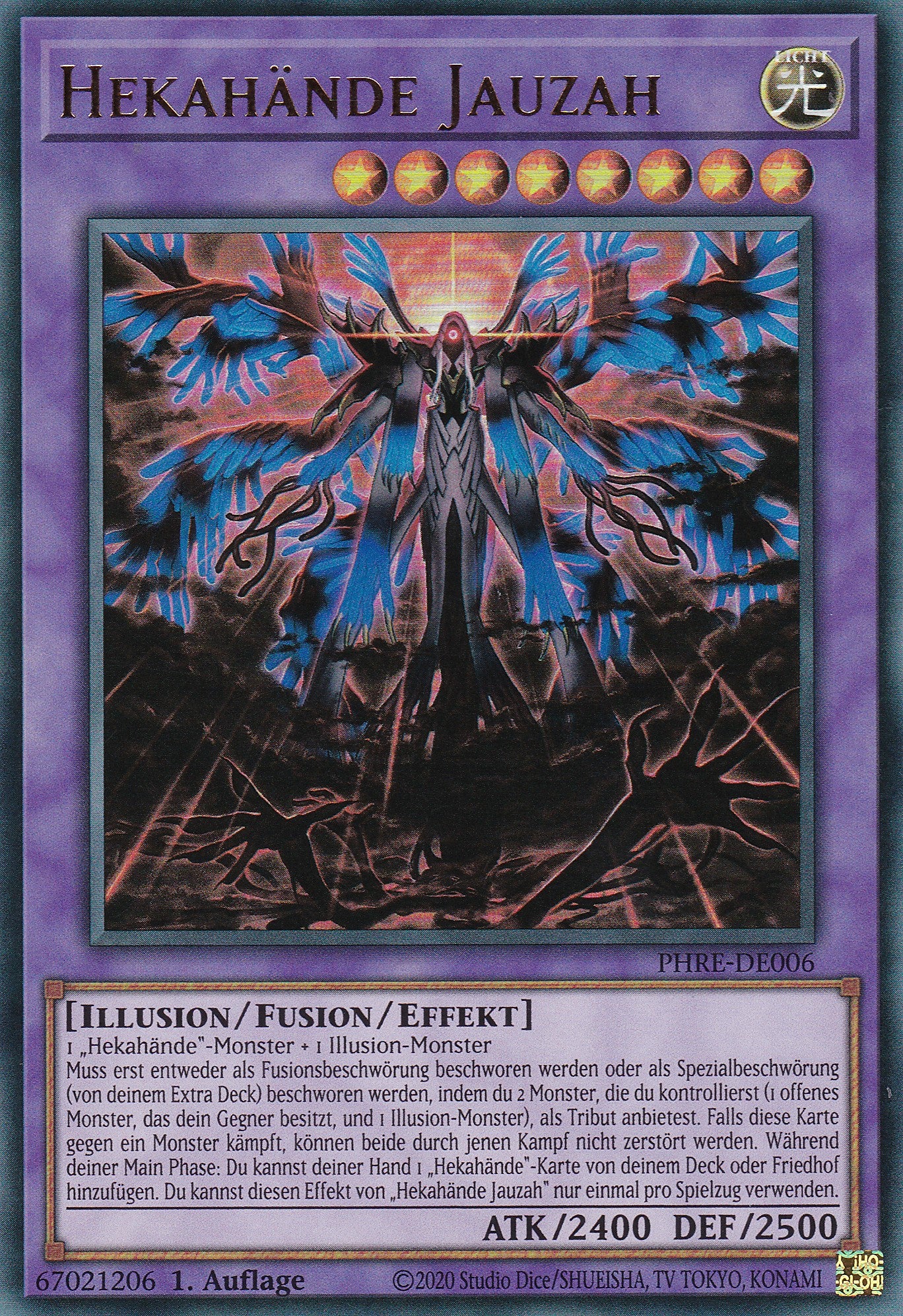 Hekahände Jauzah – PHRE-DE006 – Ultra Rare – 1. Auflage – Deutsch – Phantom Revenge