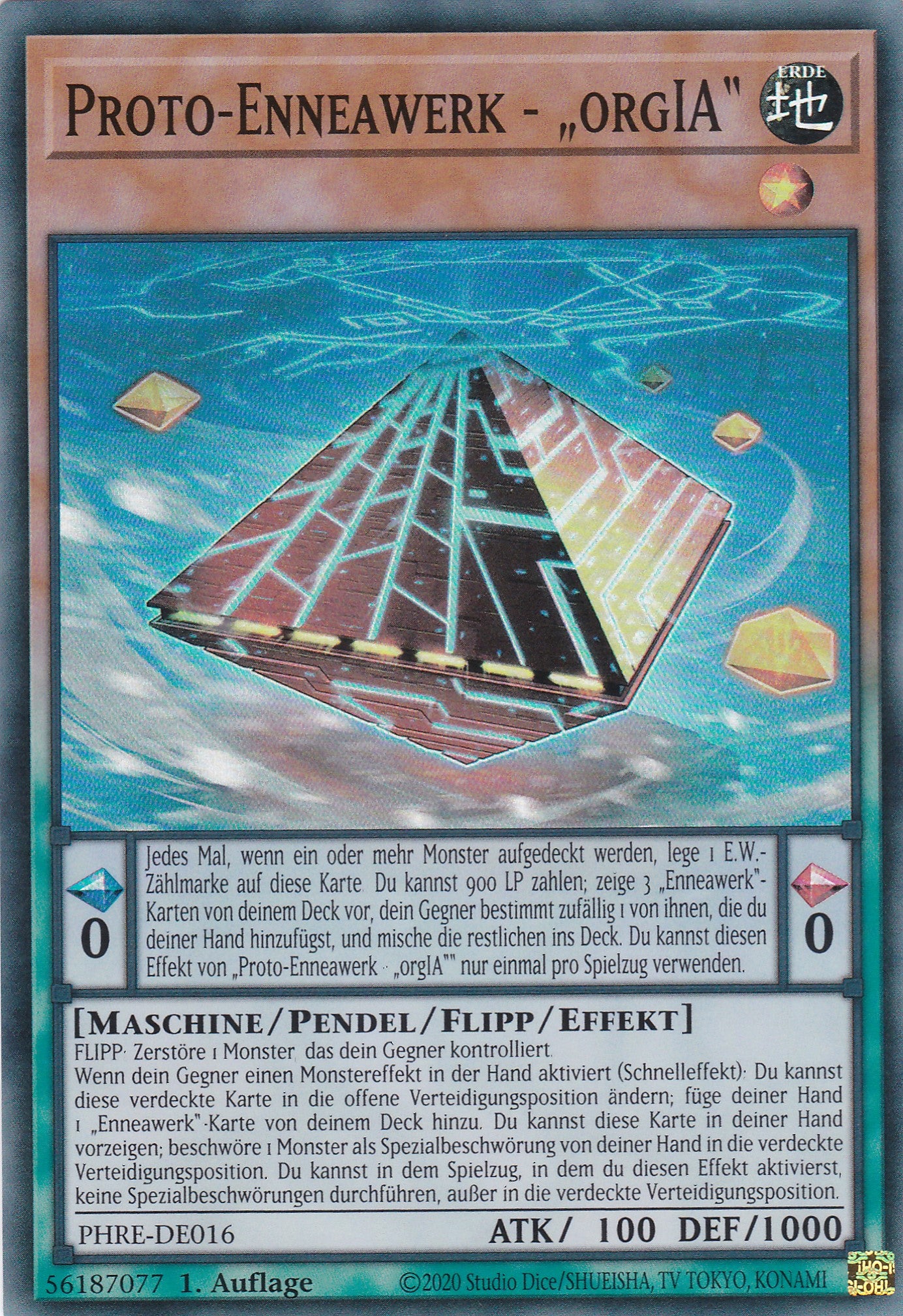 Proto-Enneawerk - „orgIA“ – PHRE-DE016 – Super Rare – 1. Auflage – Deutsch – Phantom Revenge
