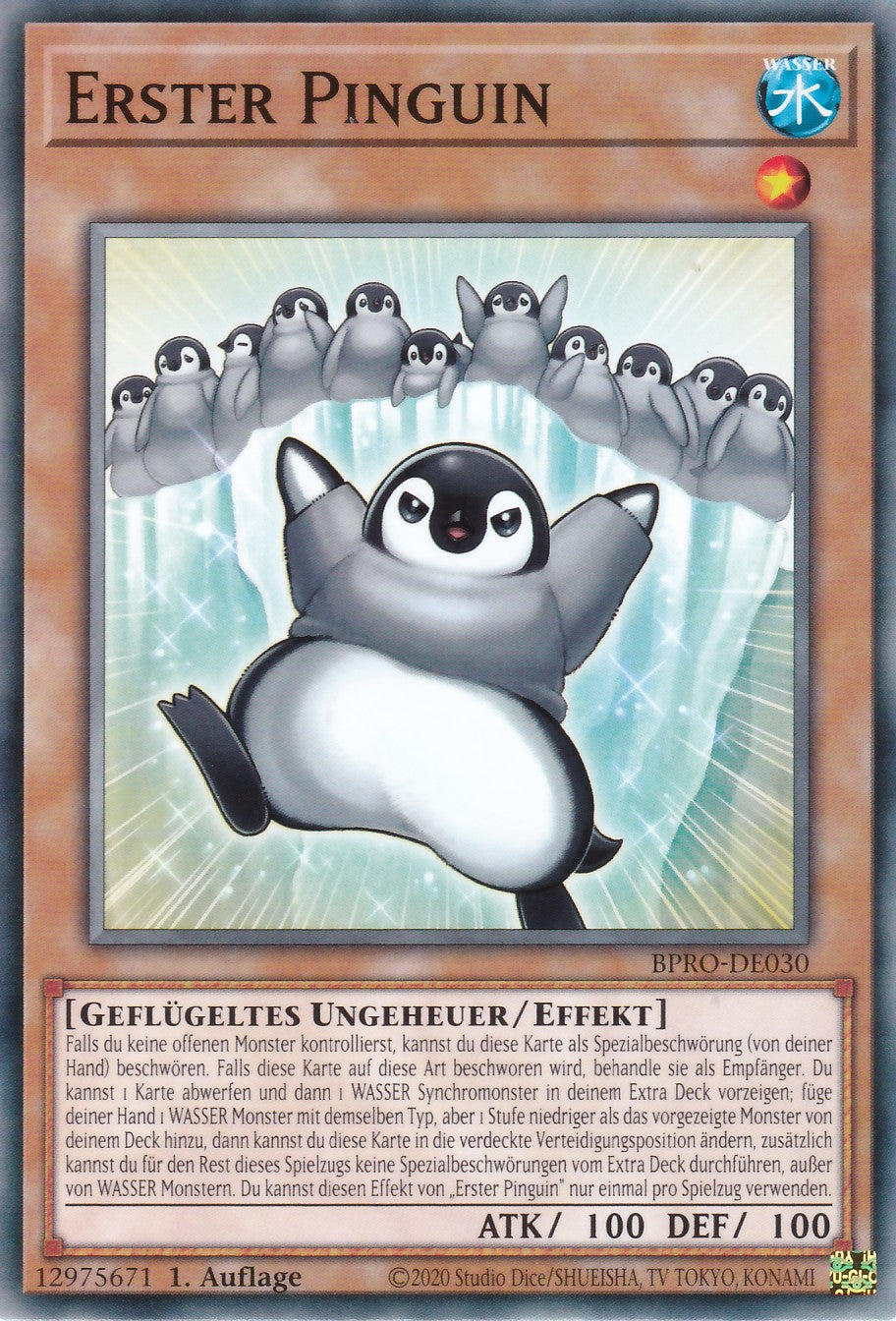 Erster Pinguin - BPRO-DE030 - Common - Deutsch - 1. Auflage - Burst Protocol - Yugioh