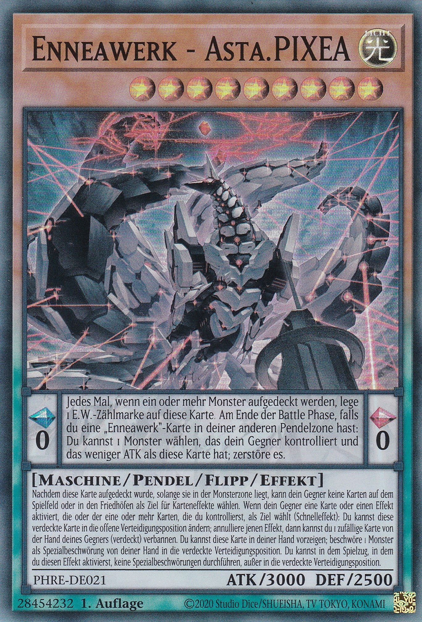 Enneawerk - Asta.PIXEA – PHRE-DE021 – Super Rare – 1. Auflage – Deutsch – Phantom Revenge
