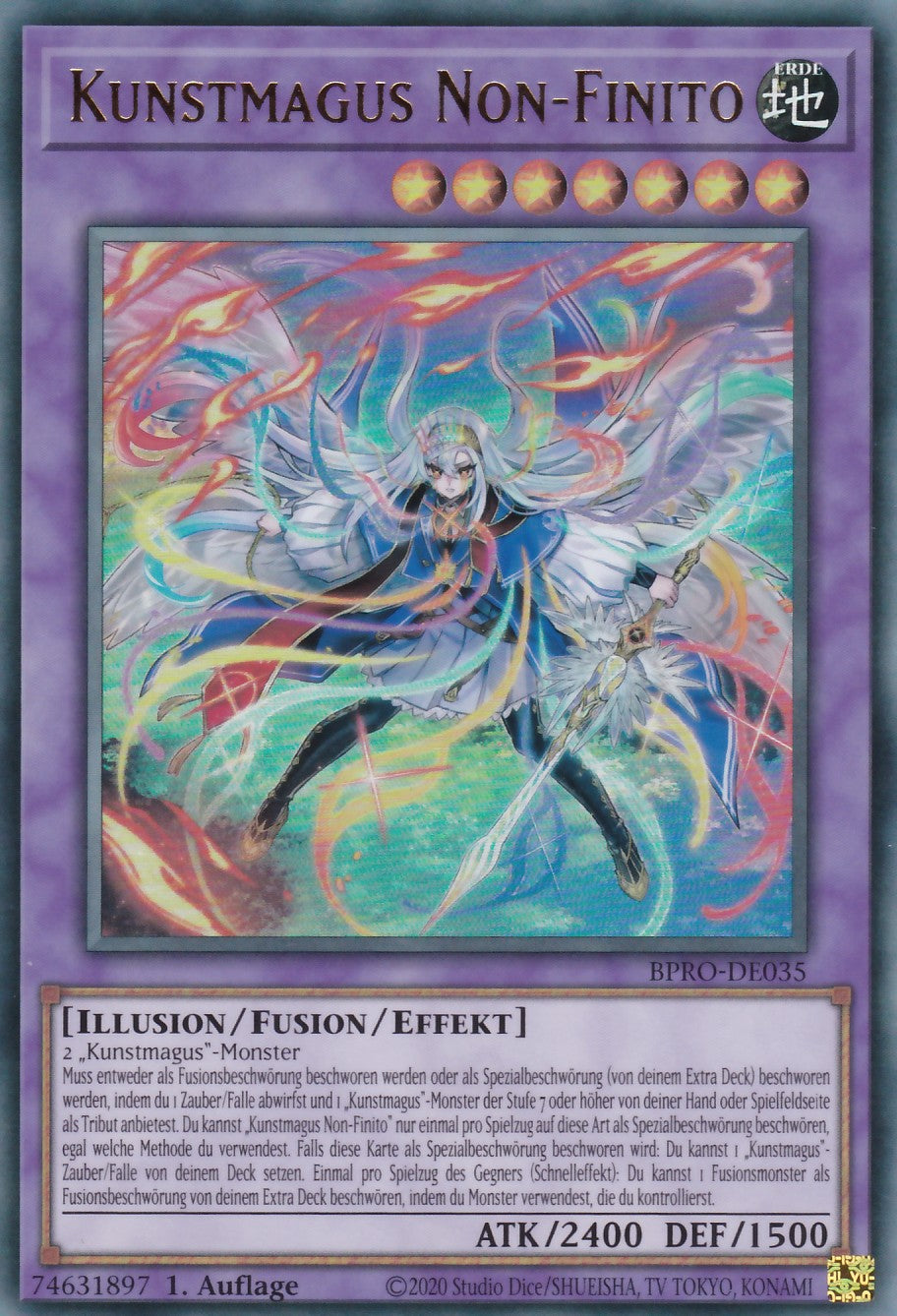 Kunstmagus Non-Finito - BPRO-DE035 - Ultra Rare - Deutsch - 1. Auflage - Burst Protocol - Yugioh